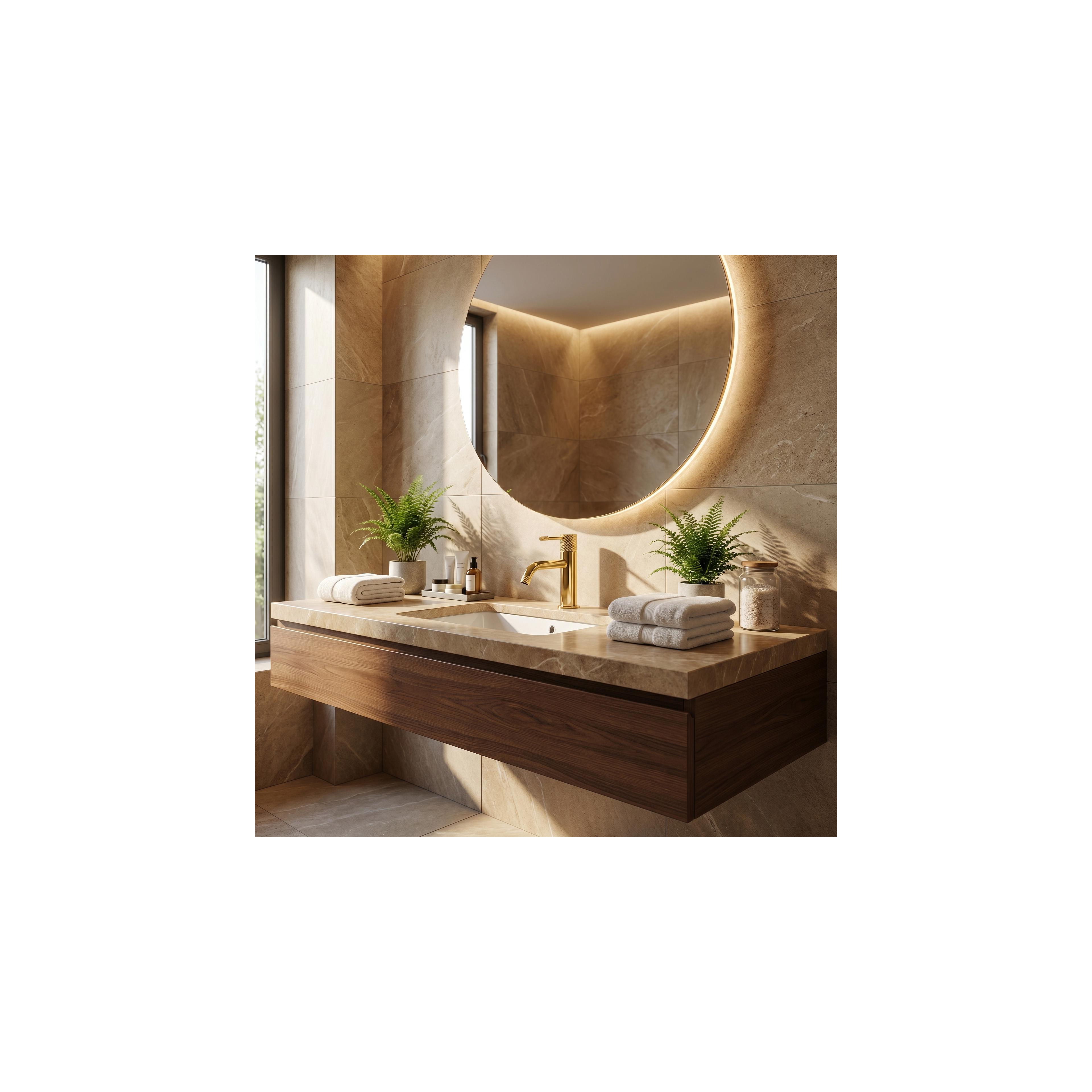 Bathroom faucet Rea Venti Gold Low