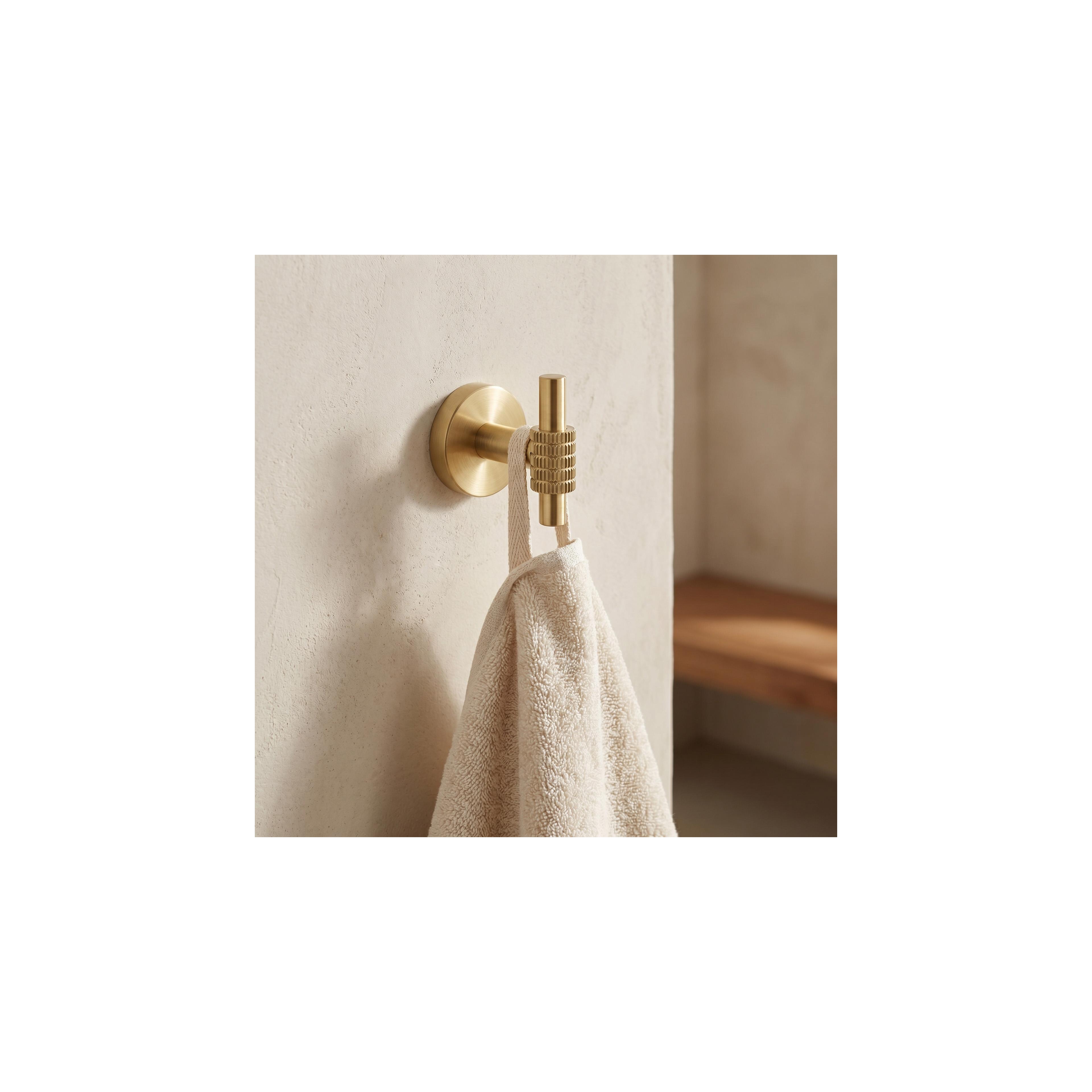 Bathroom hook 29104 Riwon Brush Gold