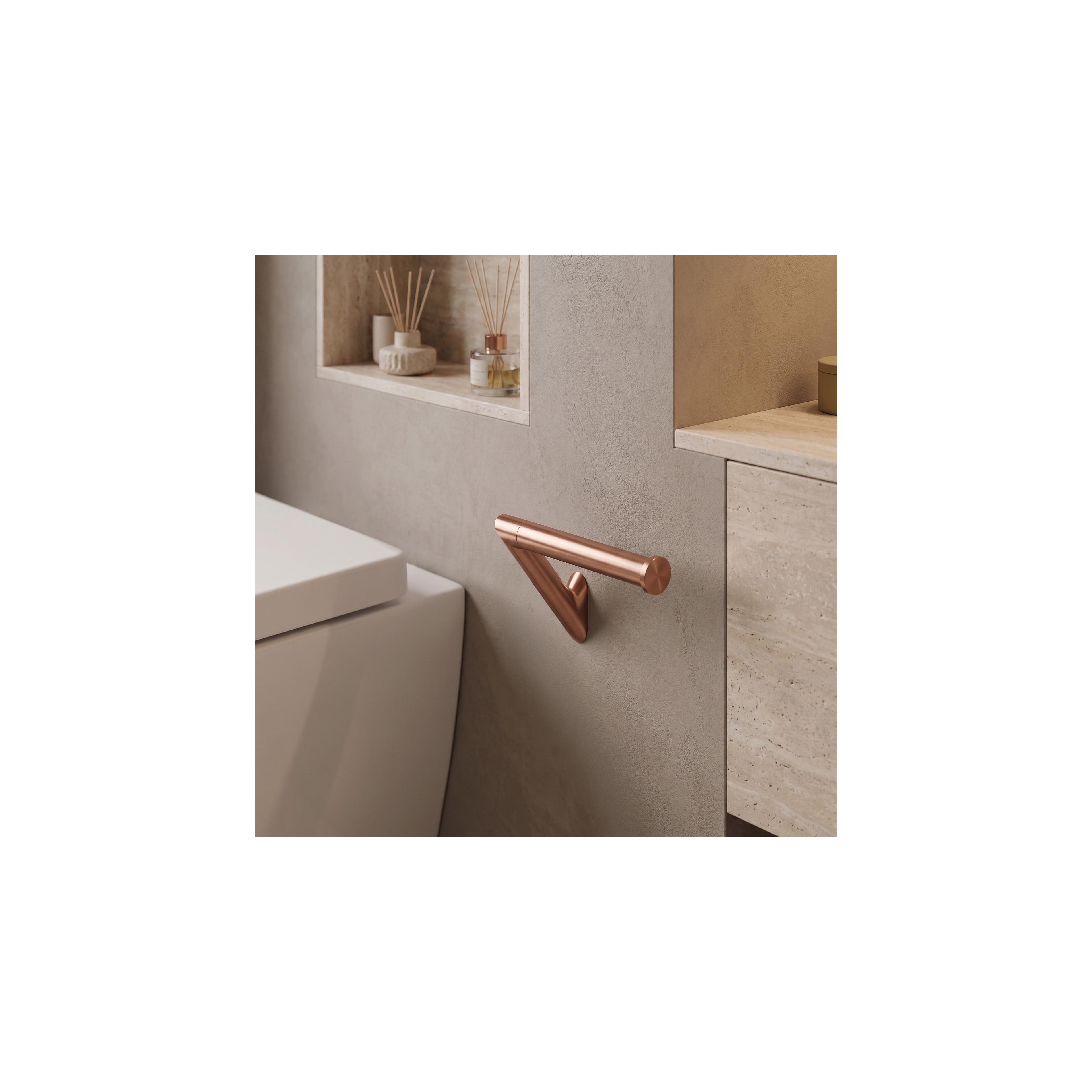 Toilet paper holder Will Brush Copper