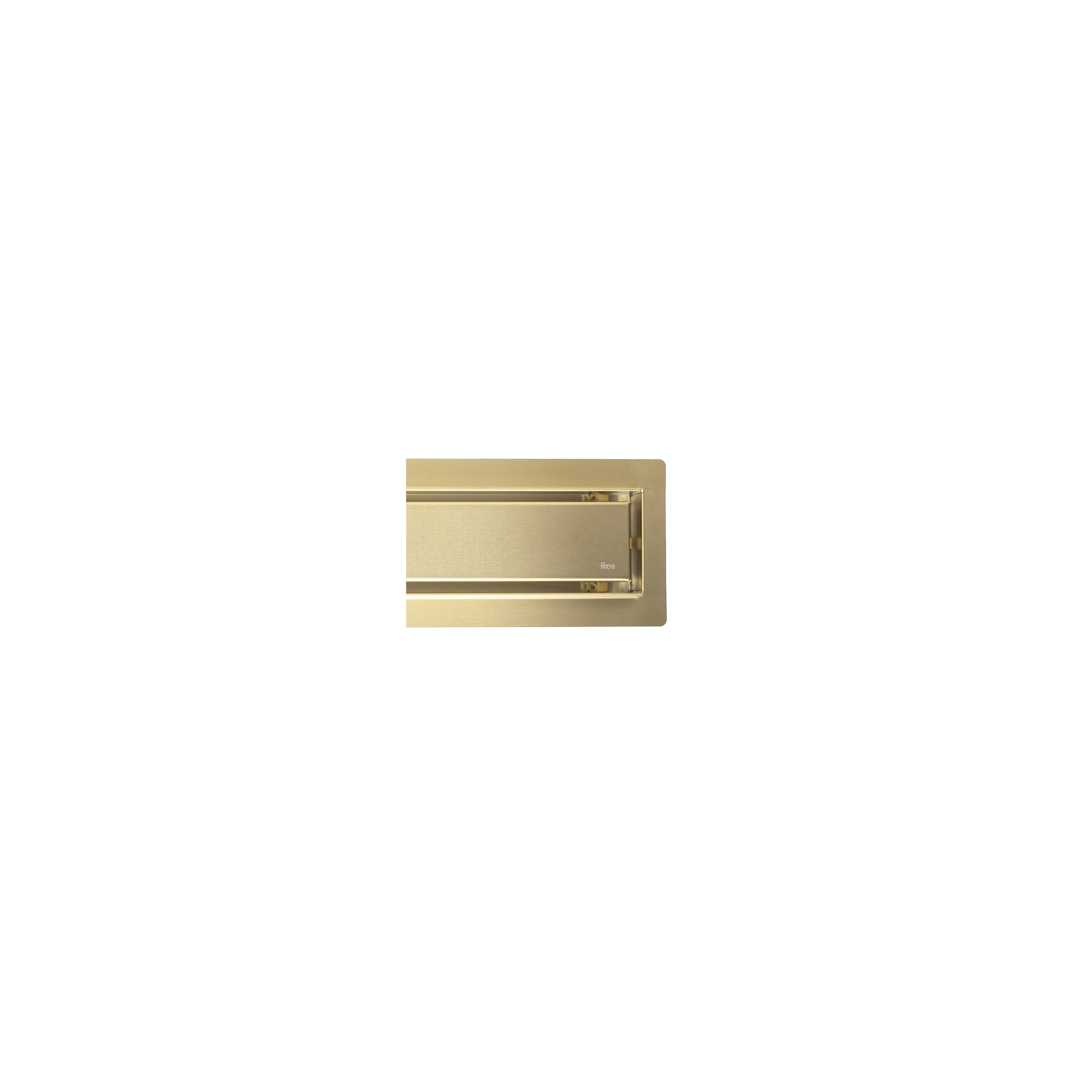 Tuš kanalica Rea Neox brush gold 80