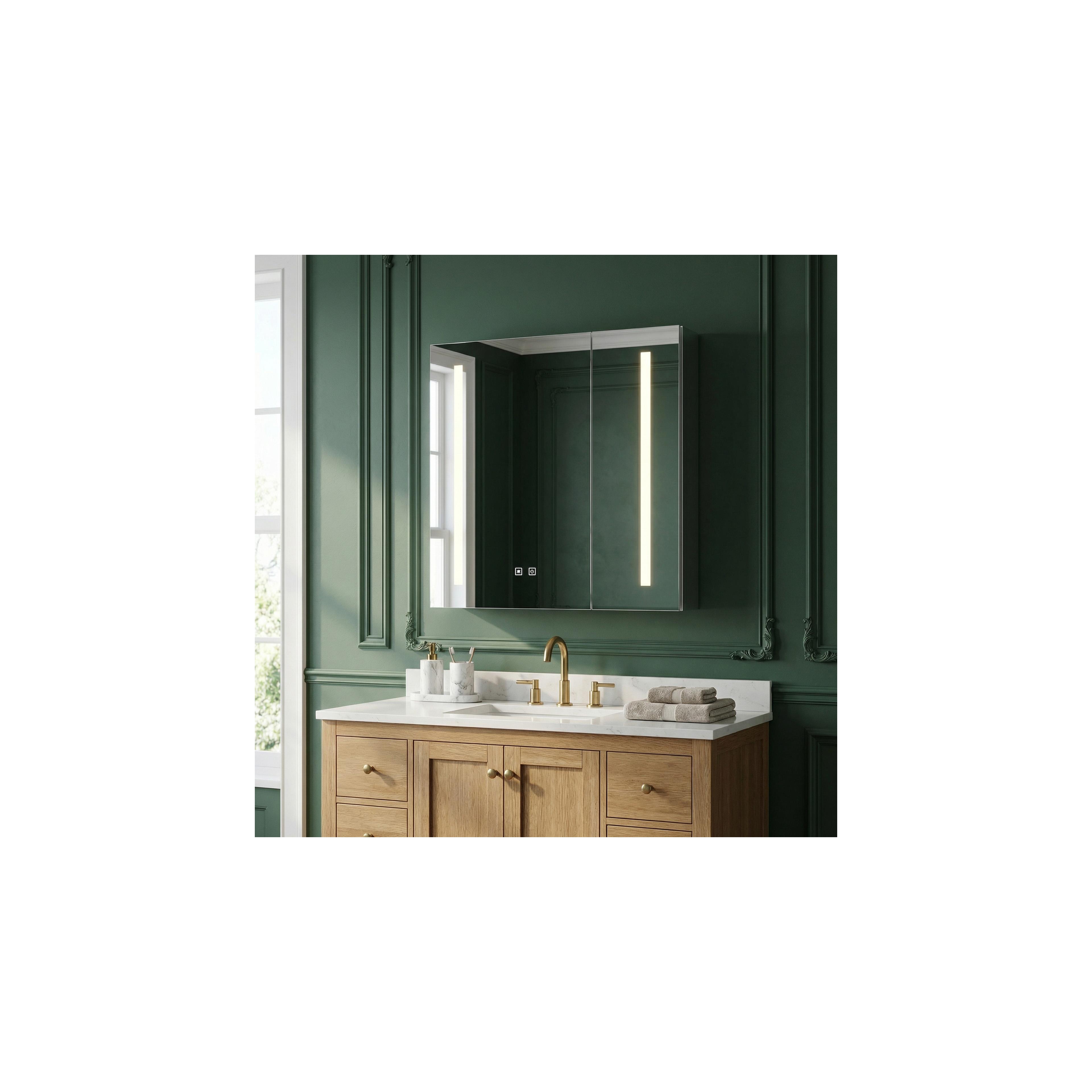 LED mirror cabinet M1015-60 60x65