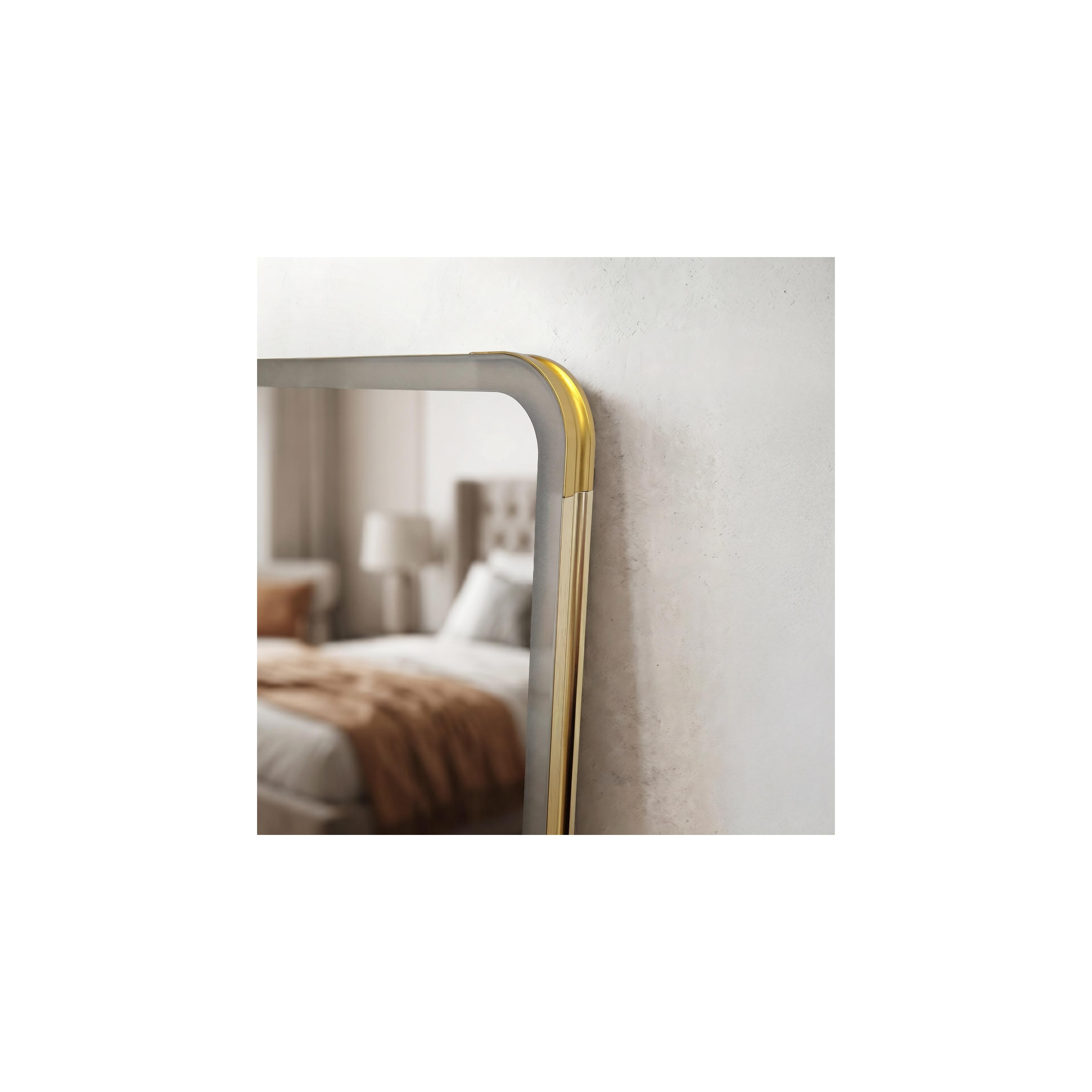 LED-SPEGEL Classico 50x160cm Brush Gold