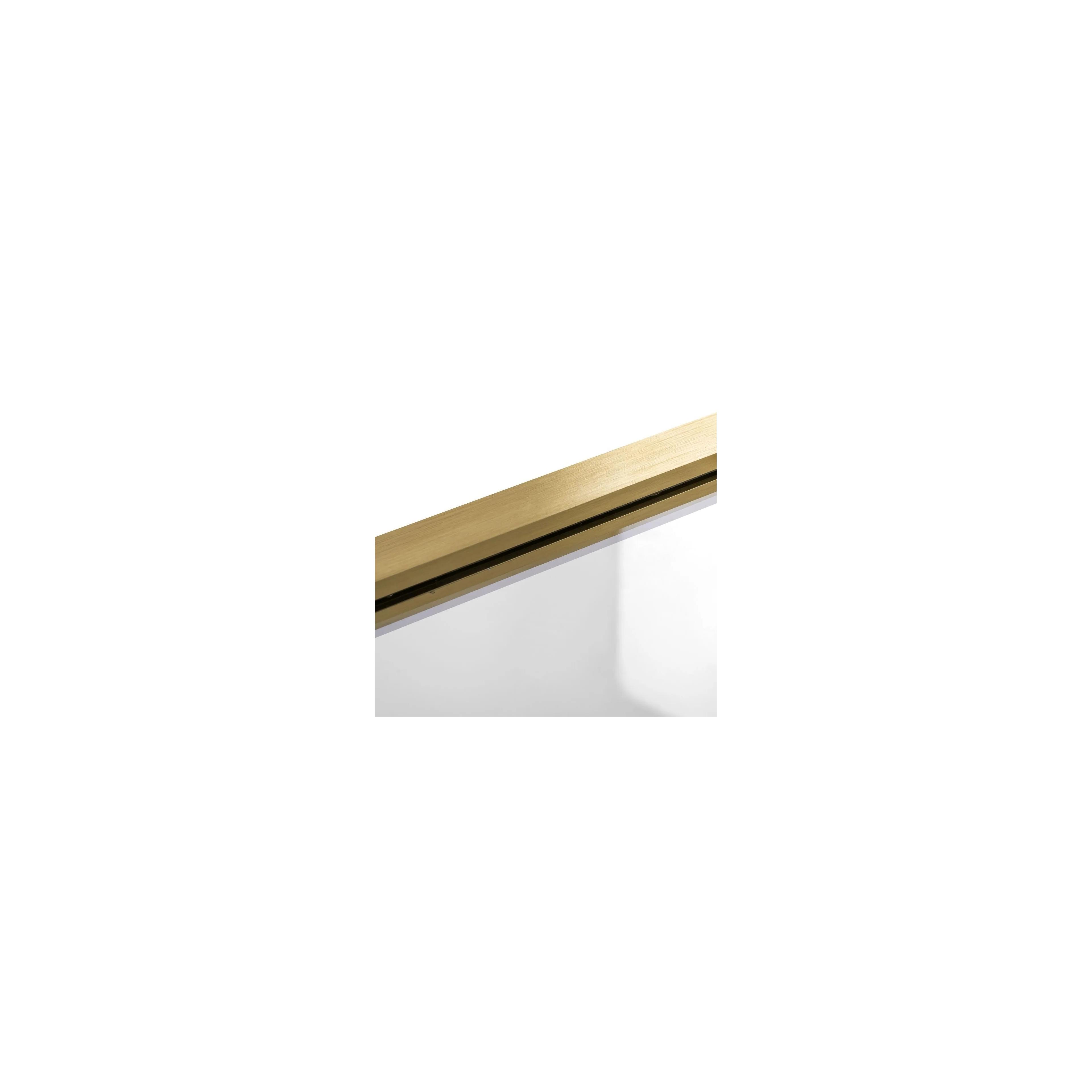 Badewanneaufsatz Rea Elegant Gold Brush 80