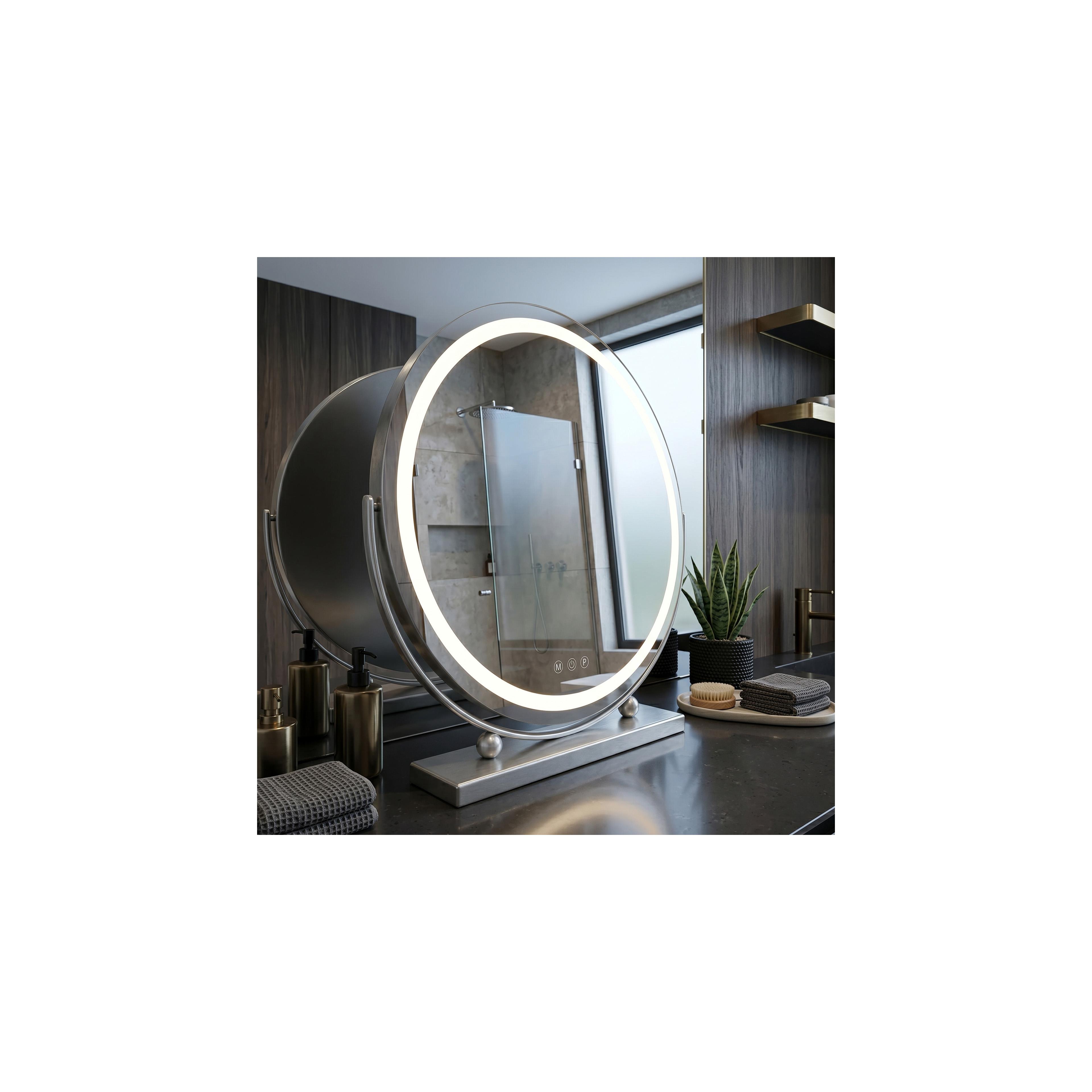 Зеркало LED MAKE-UP Chrome 50 cm