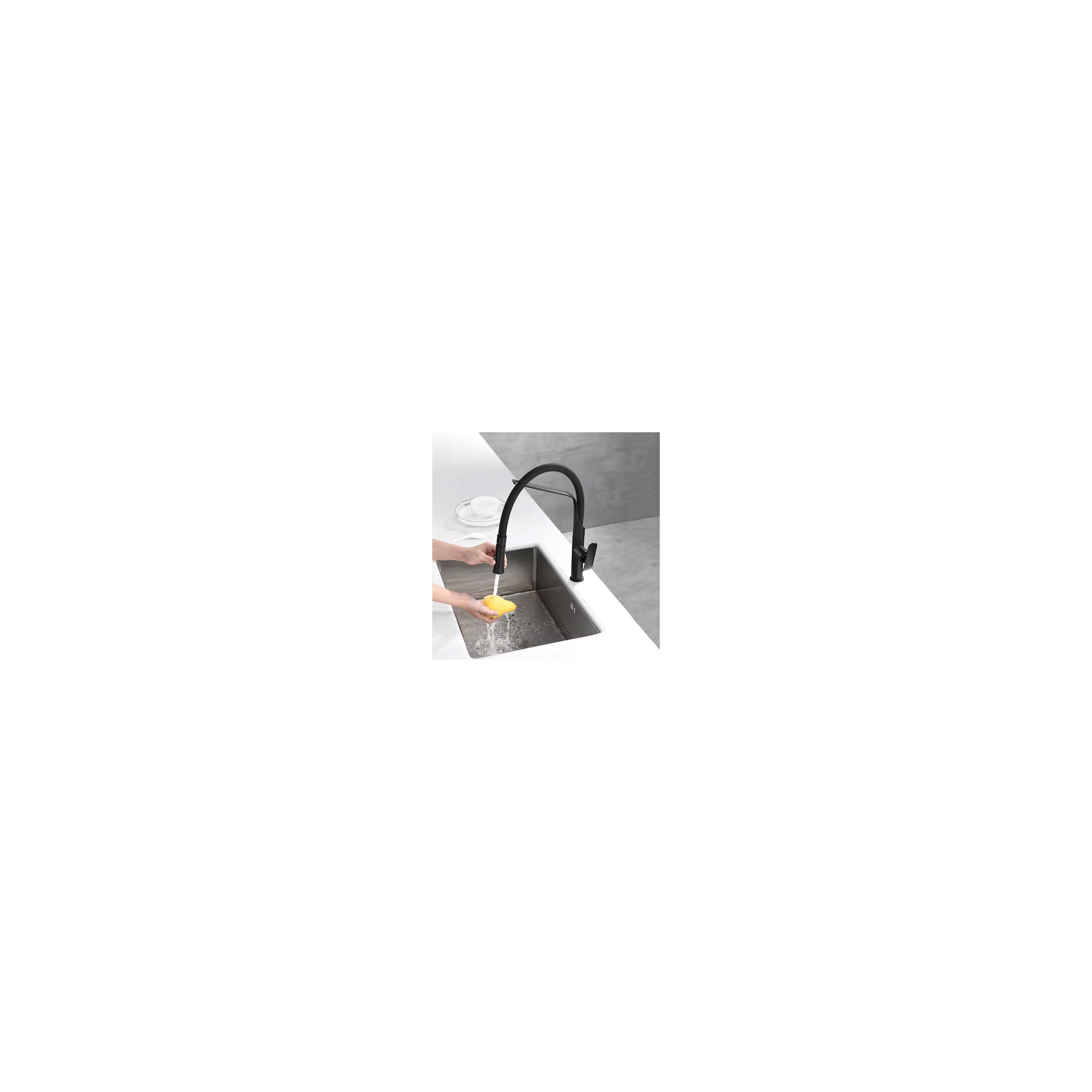 Robinet de cuisine Rea Castor Black Mat