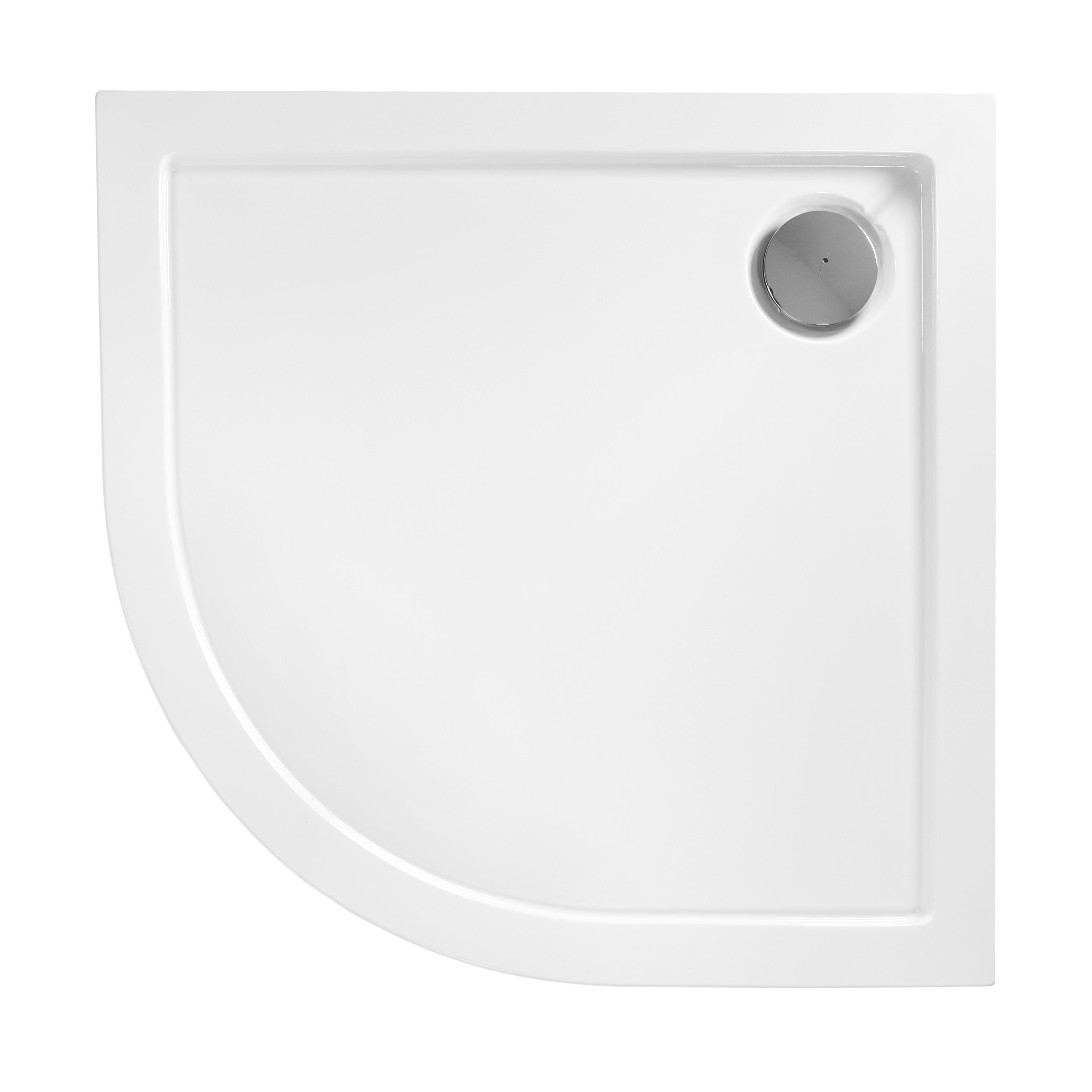 Shower tray Rea Look White 80x80