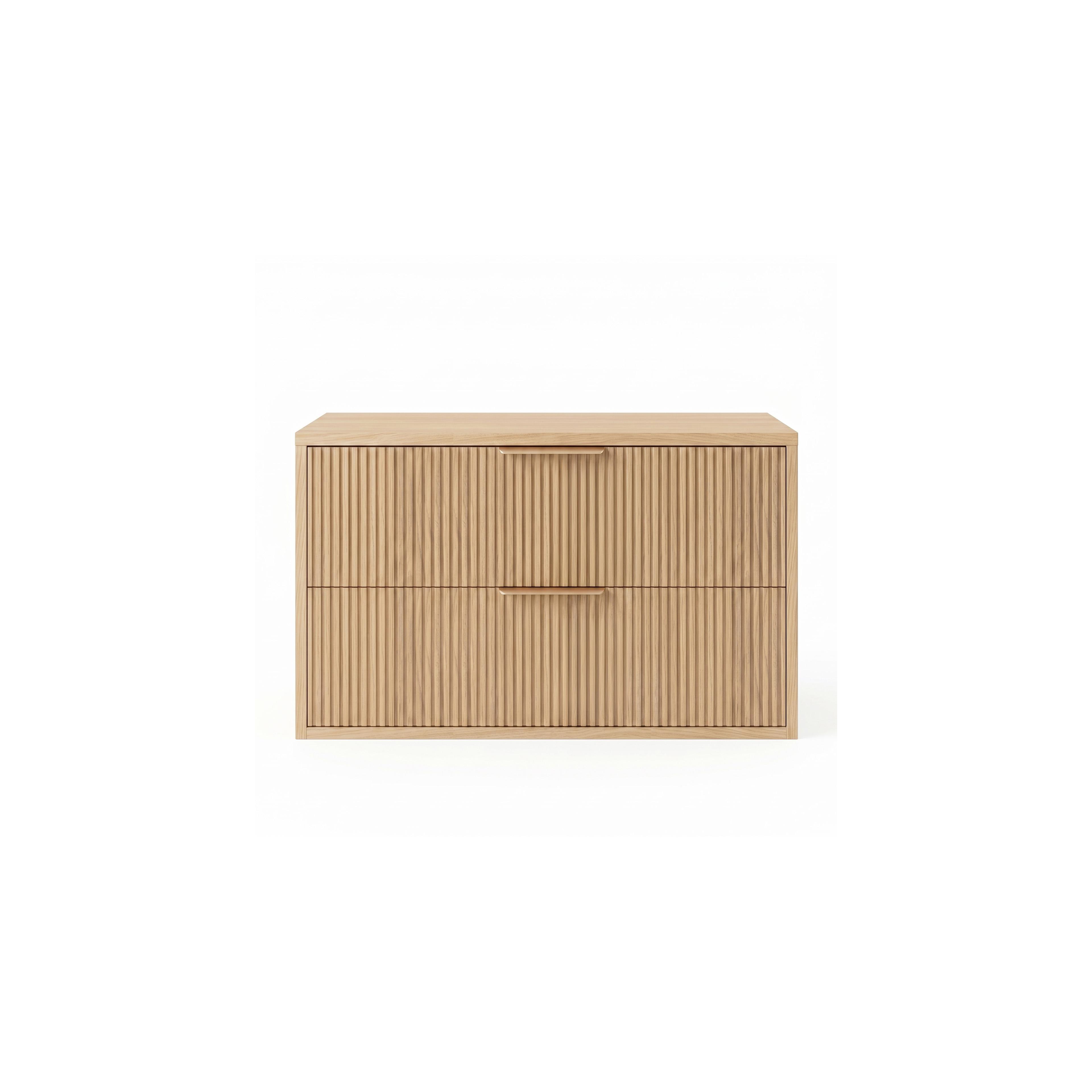Bathroom vanity cabinet Rea Mono 80cm Beige