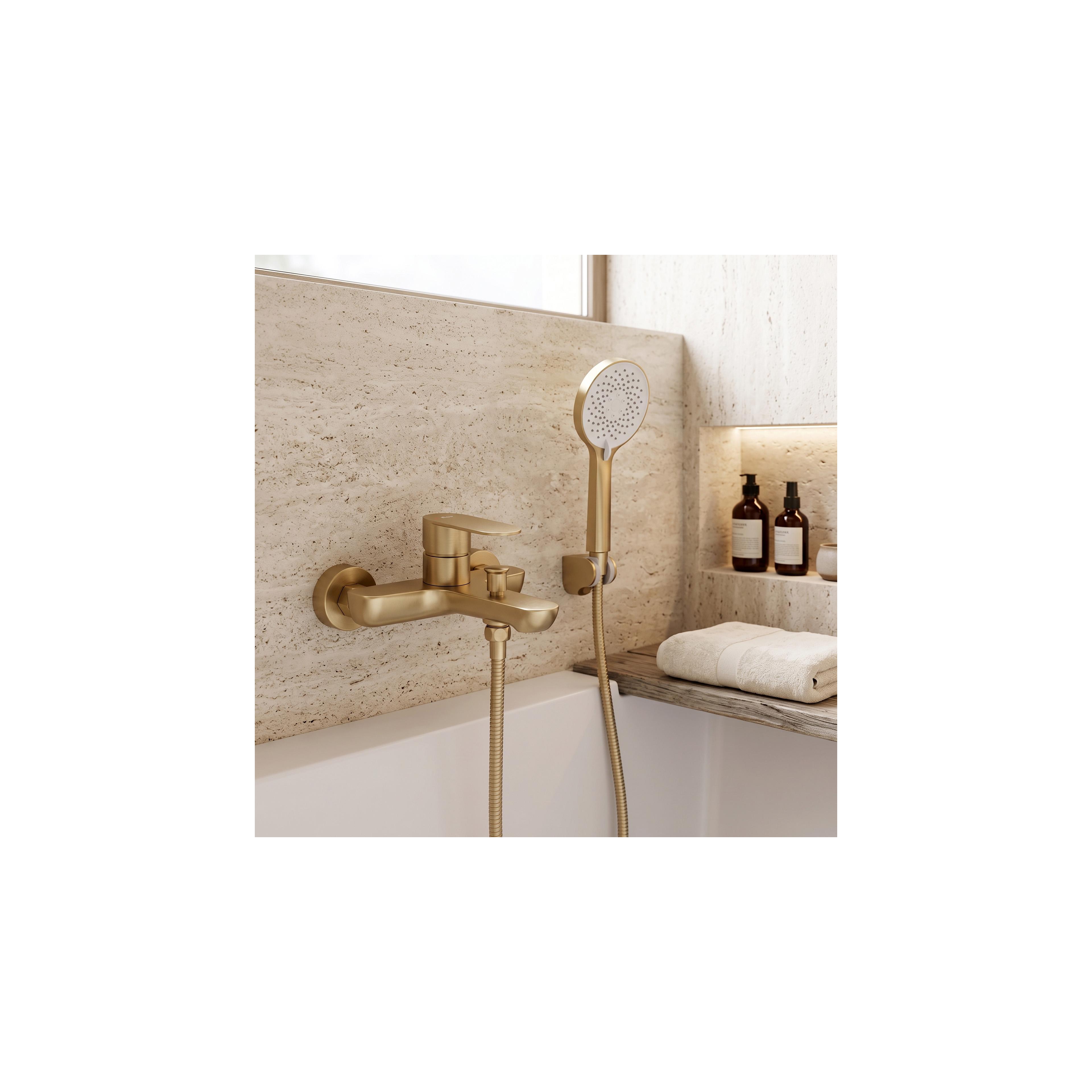 Bath faucet REA Logan Brush Gold