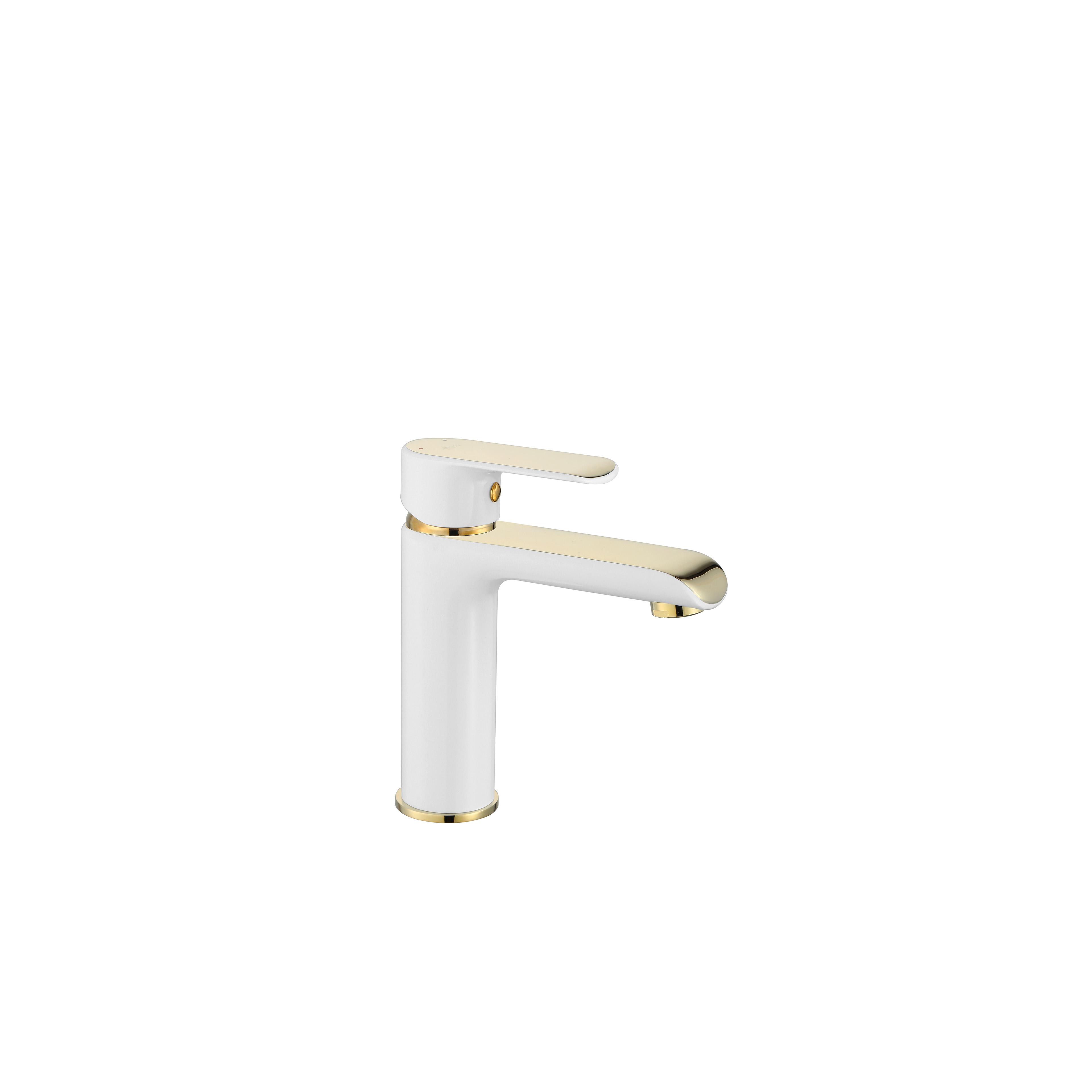 Baterie pentru baie REA Bloom White Gold Low