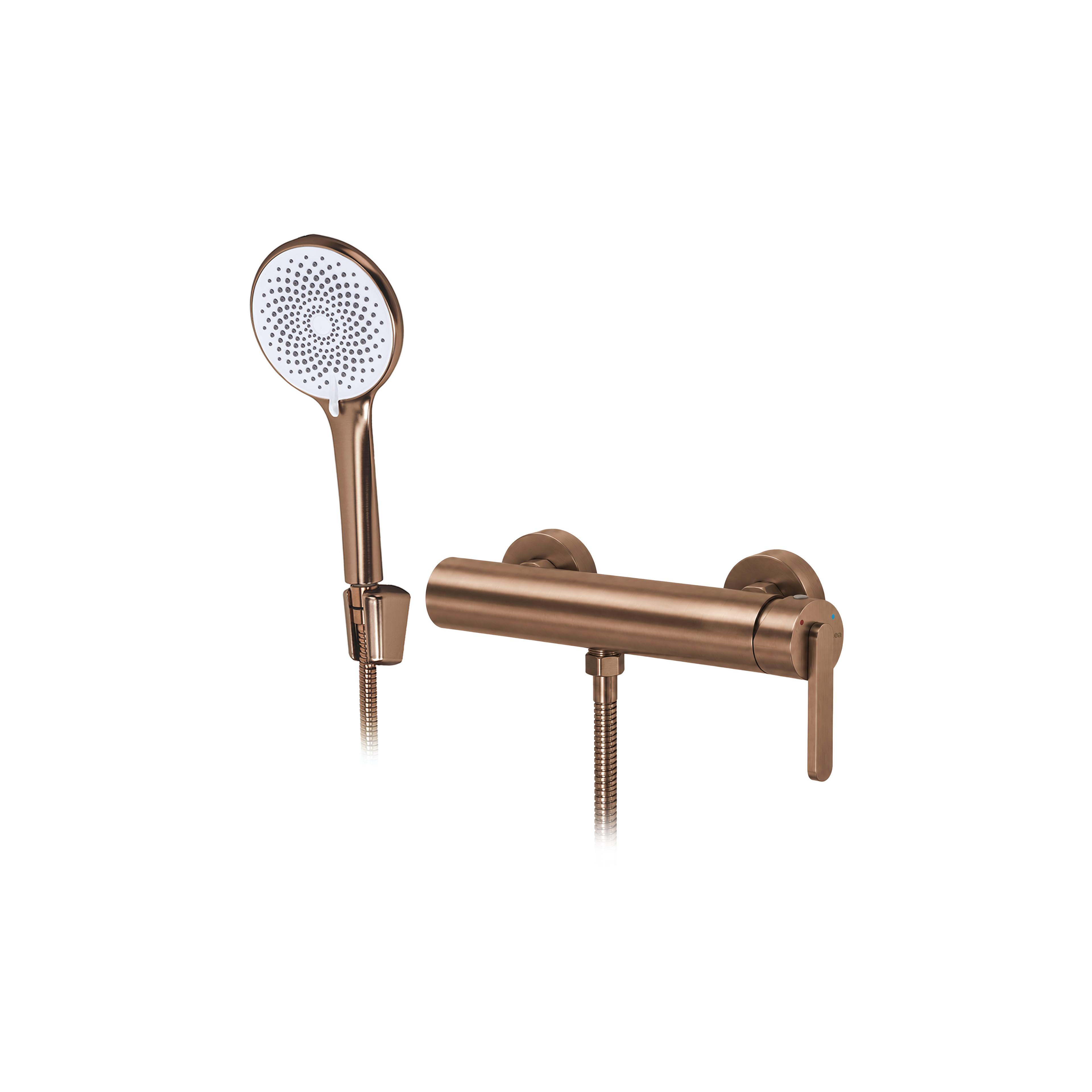 Bathtub faucet REA Ontario Side Brush Copper