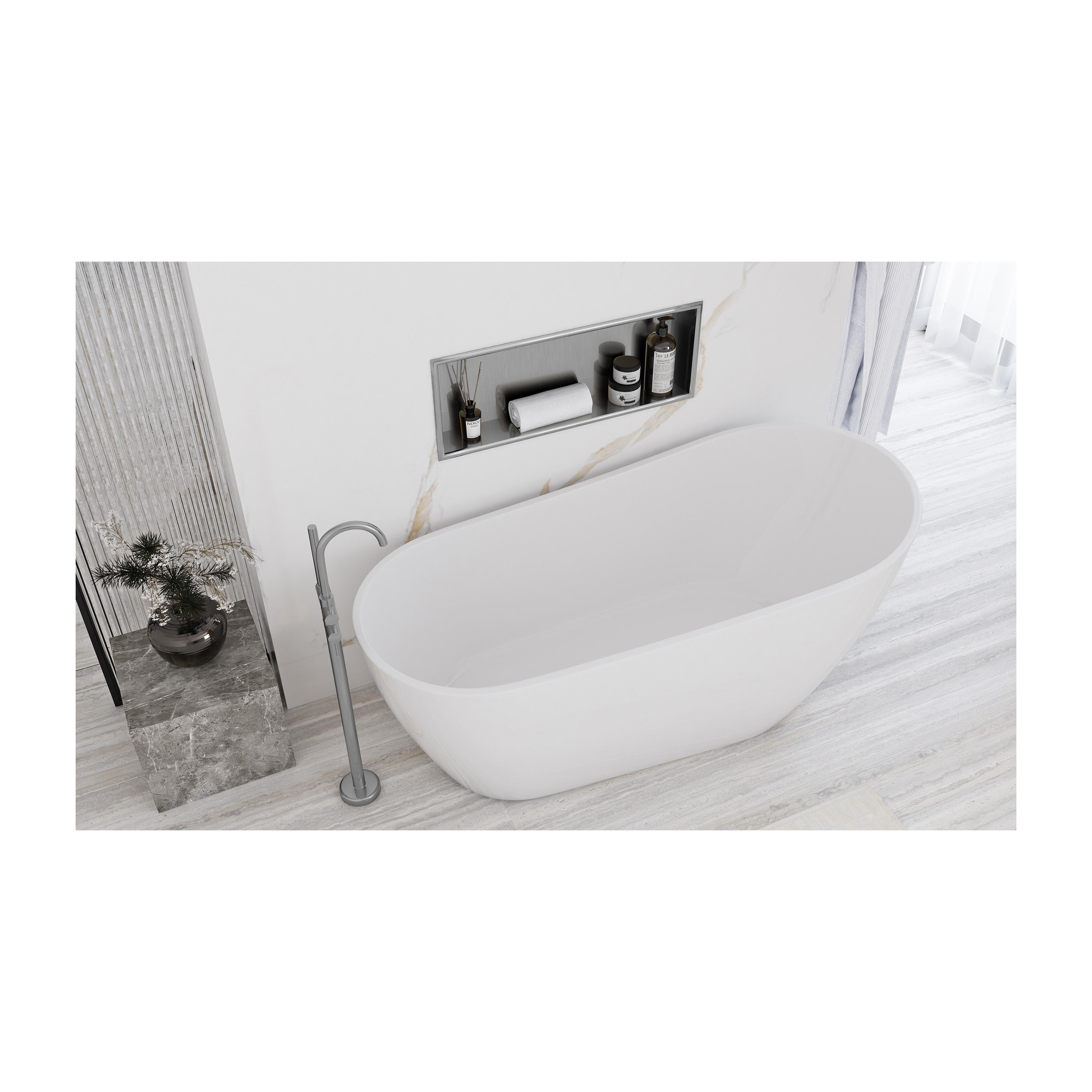 Niche de salle de bain 30x60 INOX Brush