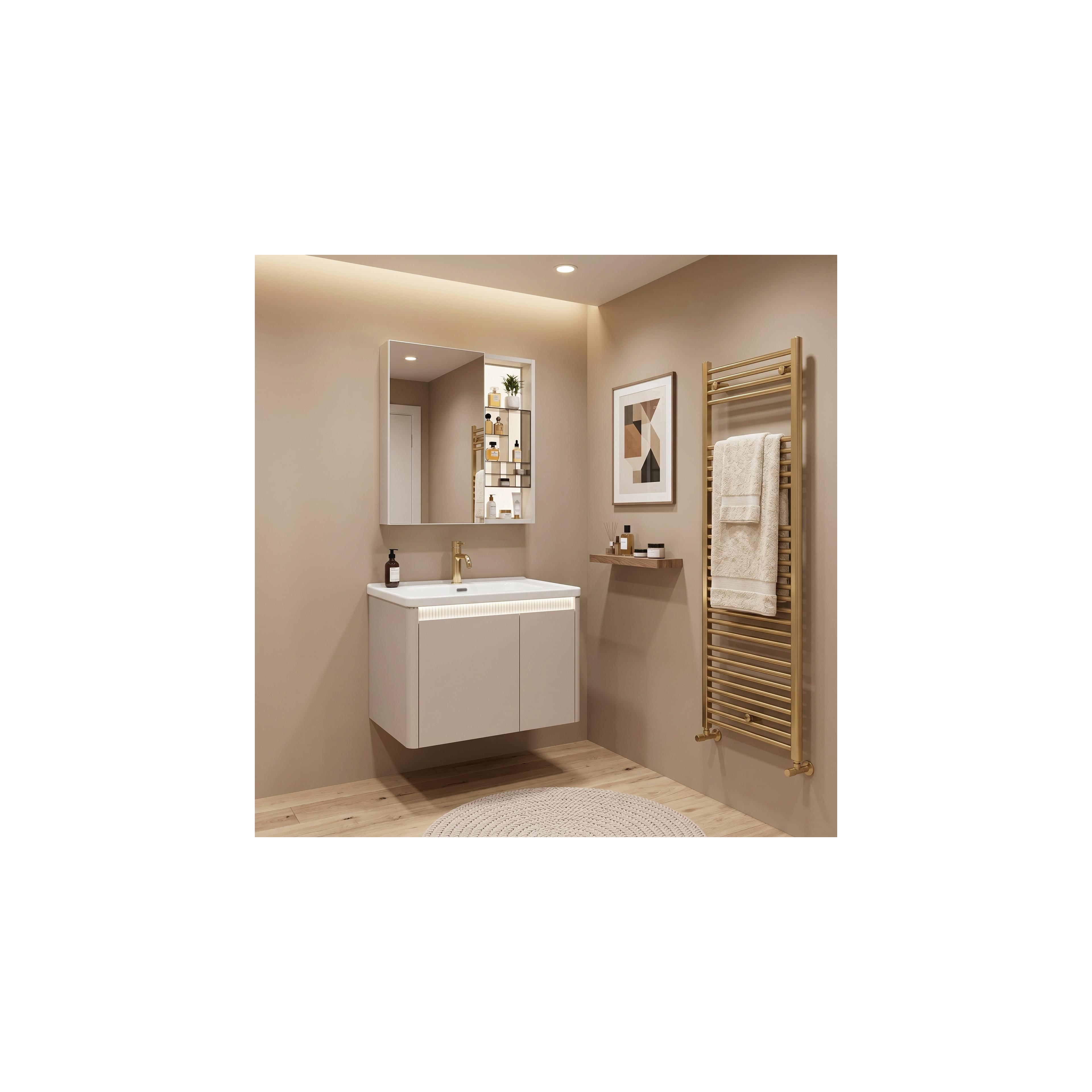 Комплект мебели за баня с мивка Sora DE07-60 Beige 60CM