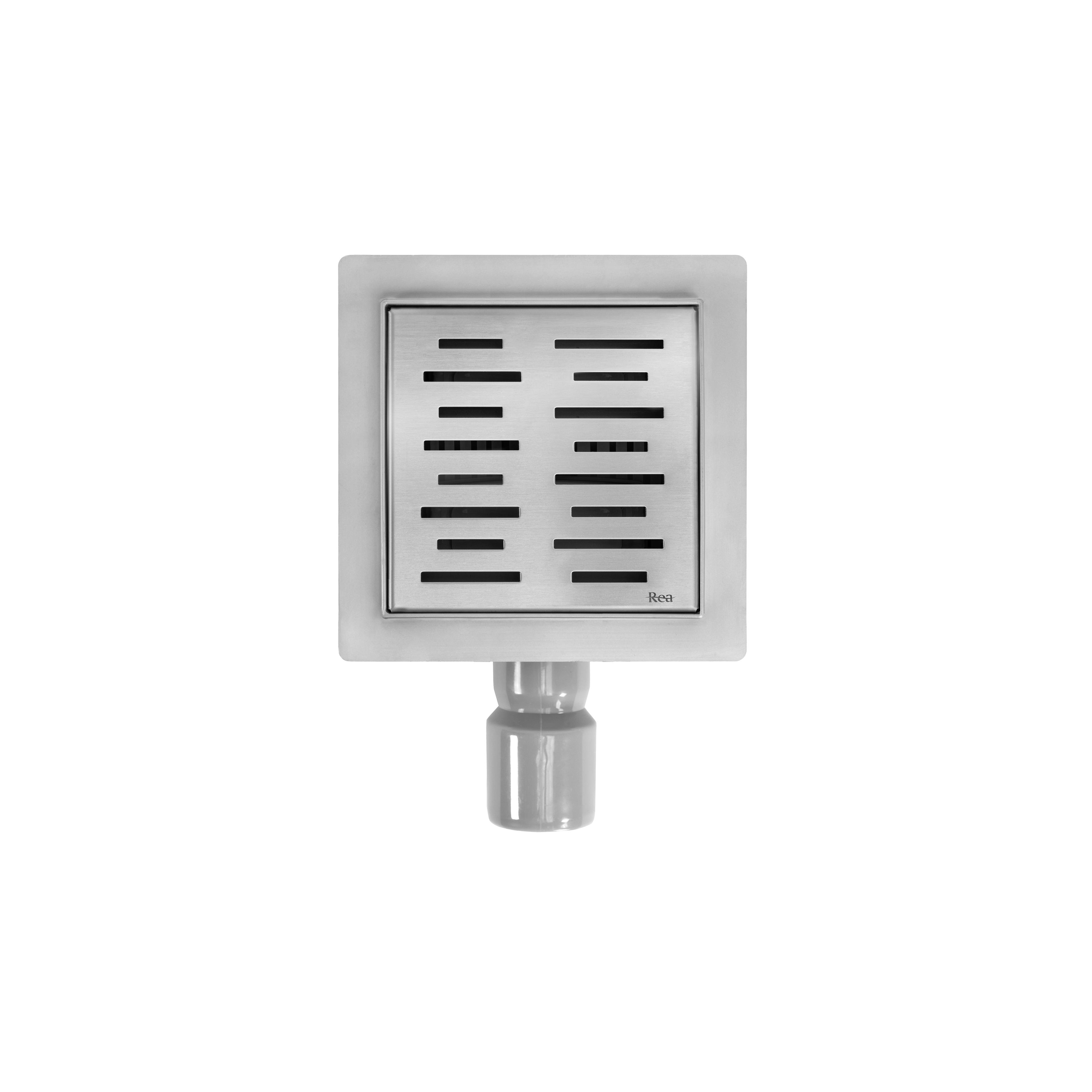 Odtokový žľab REA LINE 150x150 Nickel Brush
