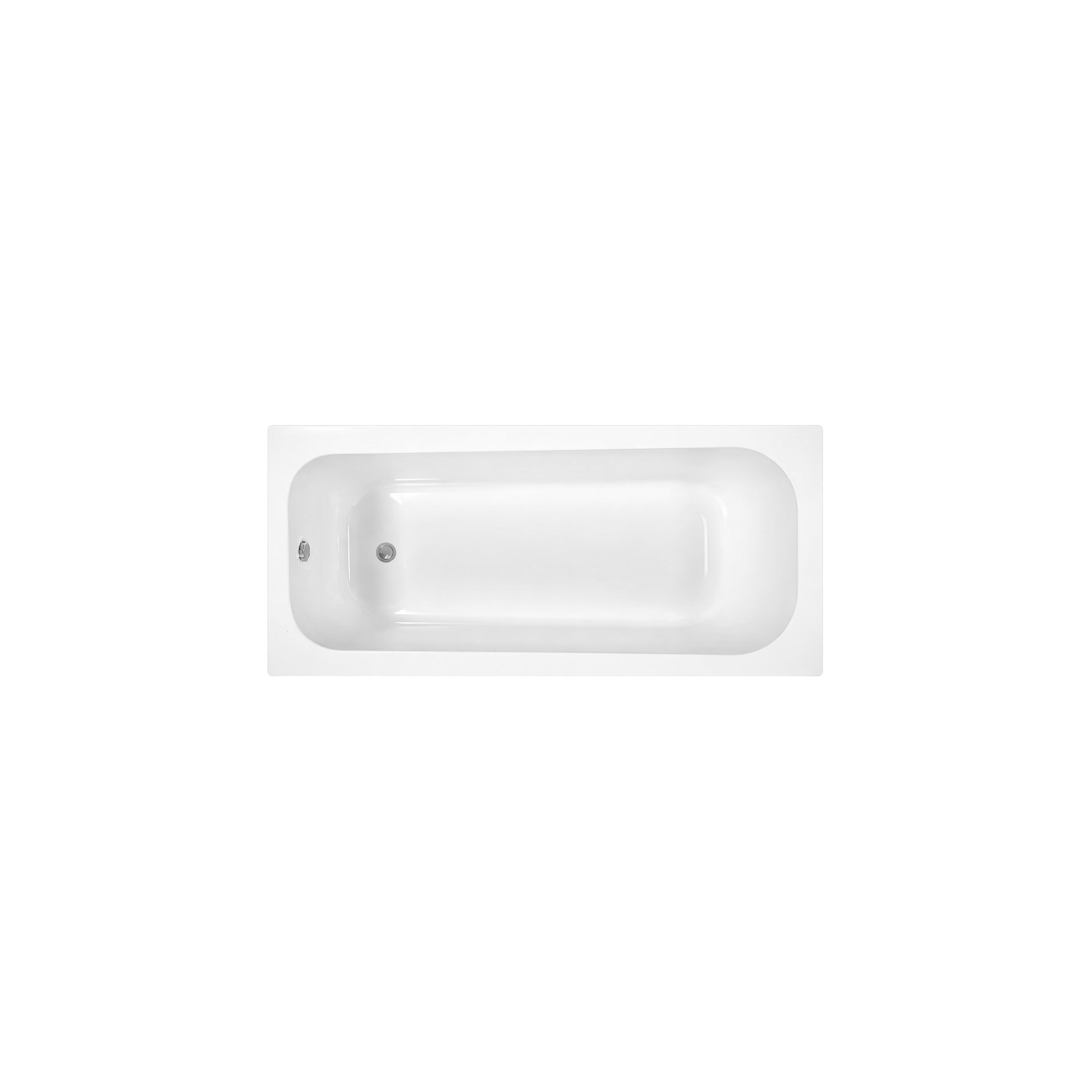Built-in acrylic bathtub Rea Gloria 150