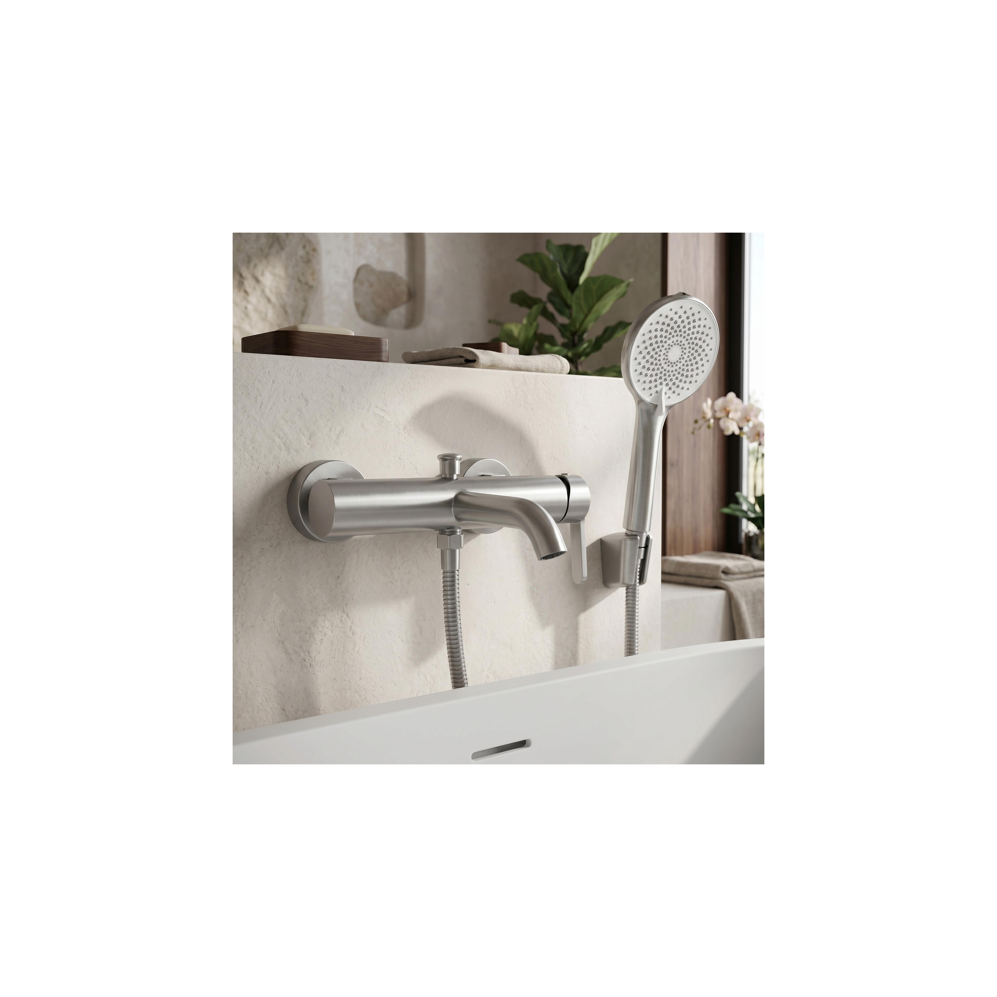 Bath faucet REA Ontario Side Brush Nickel