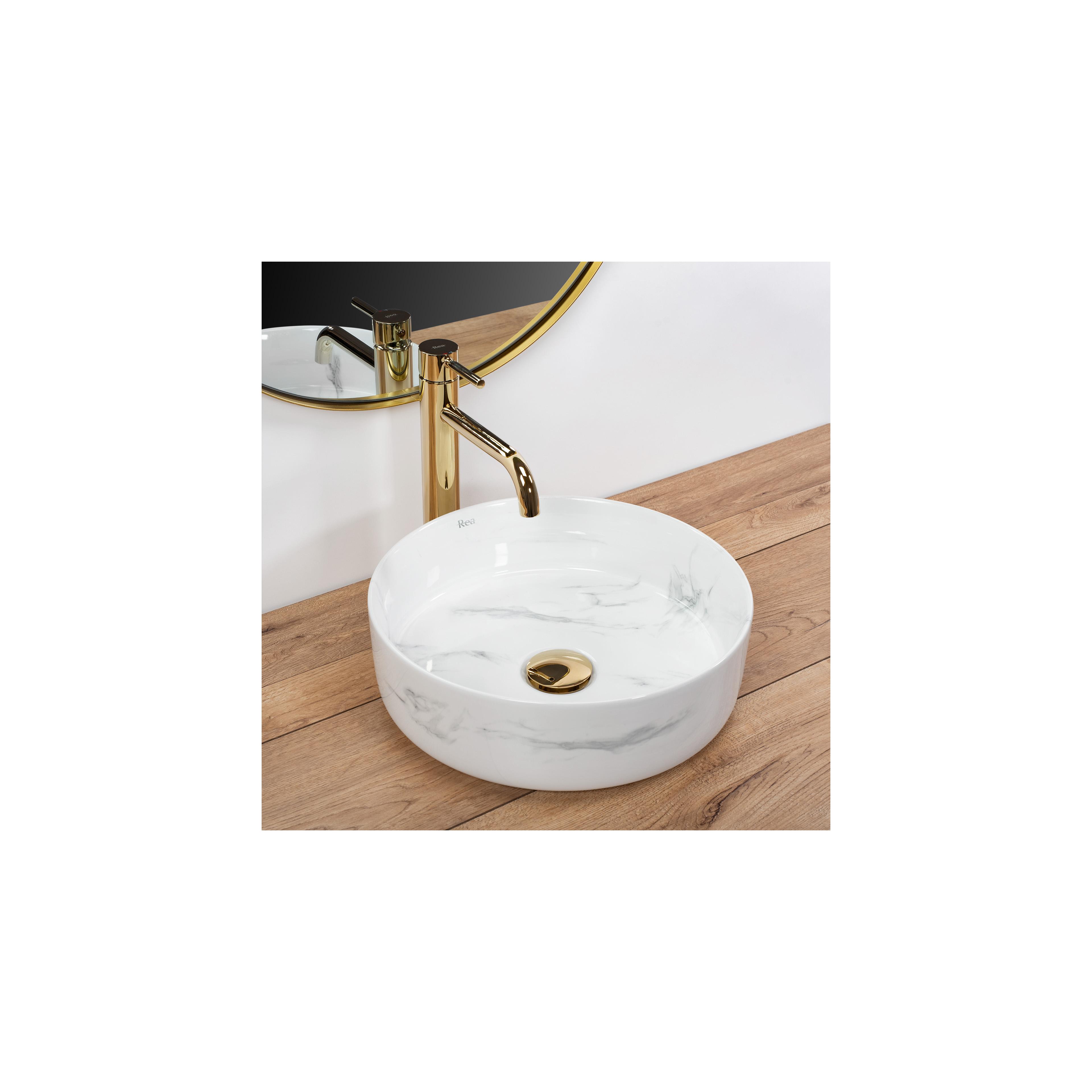 Rea Sami Nature Marble countertop izlietne