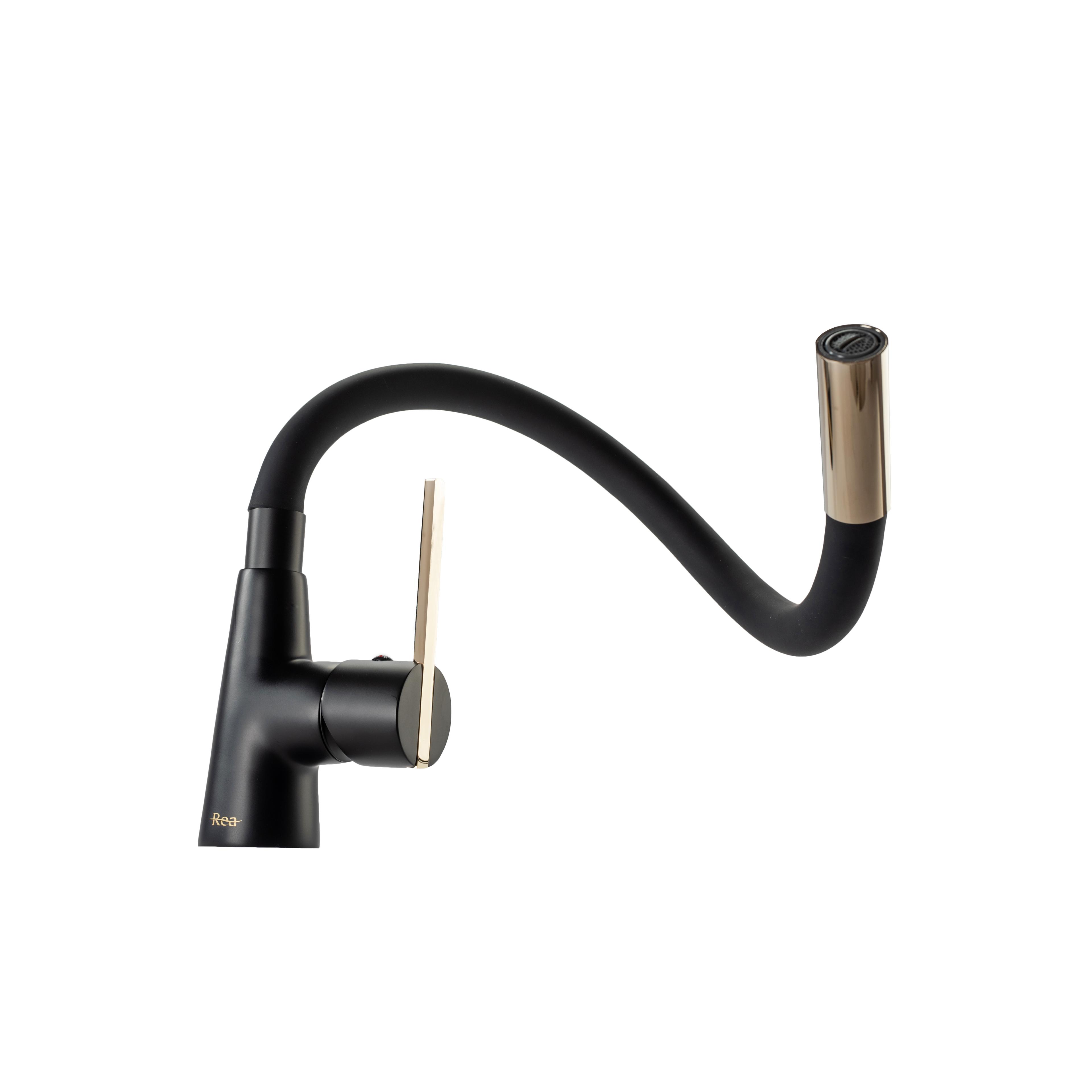 Keukenkraan Rea Icon Black/Gold