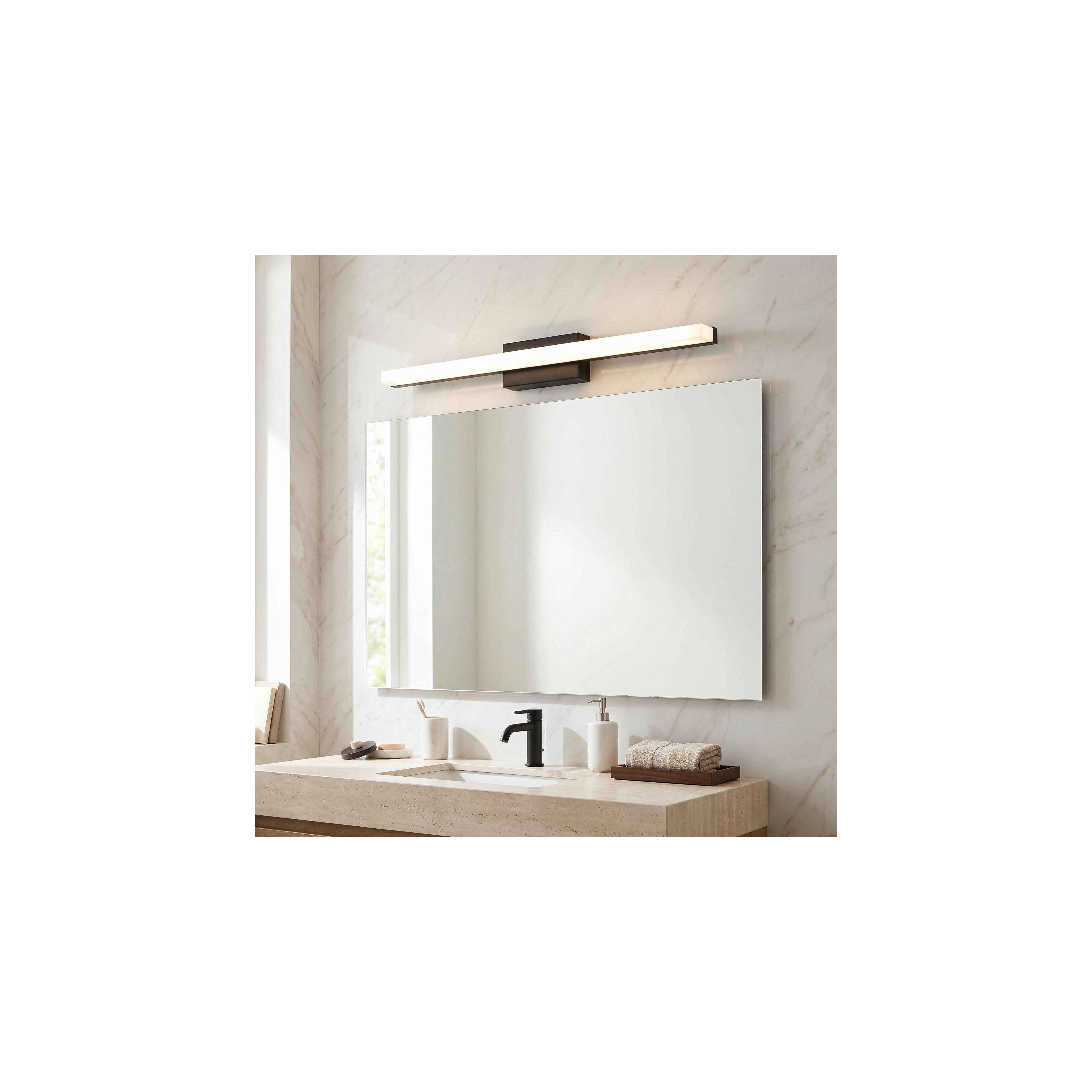 KINKIET ŁAZIENKOWY LED 60CM APP1855-1W BLACK