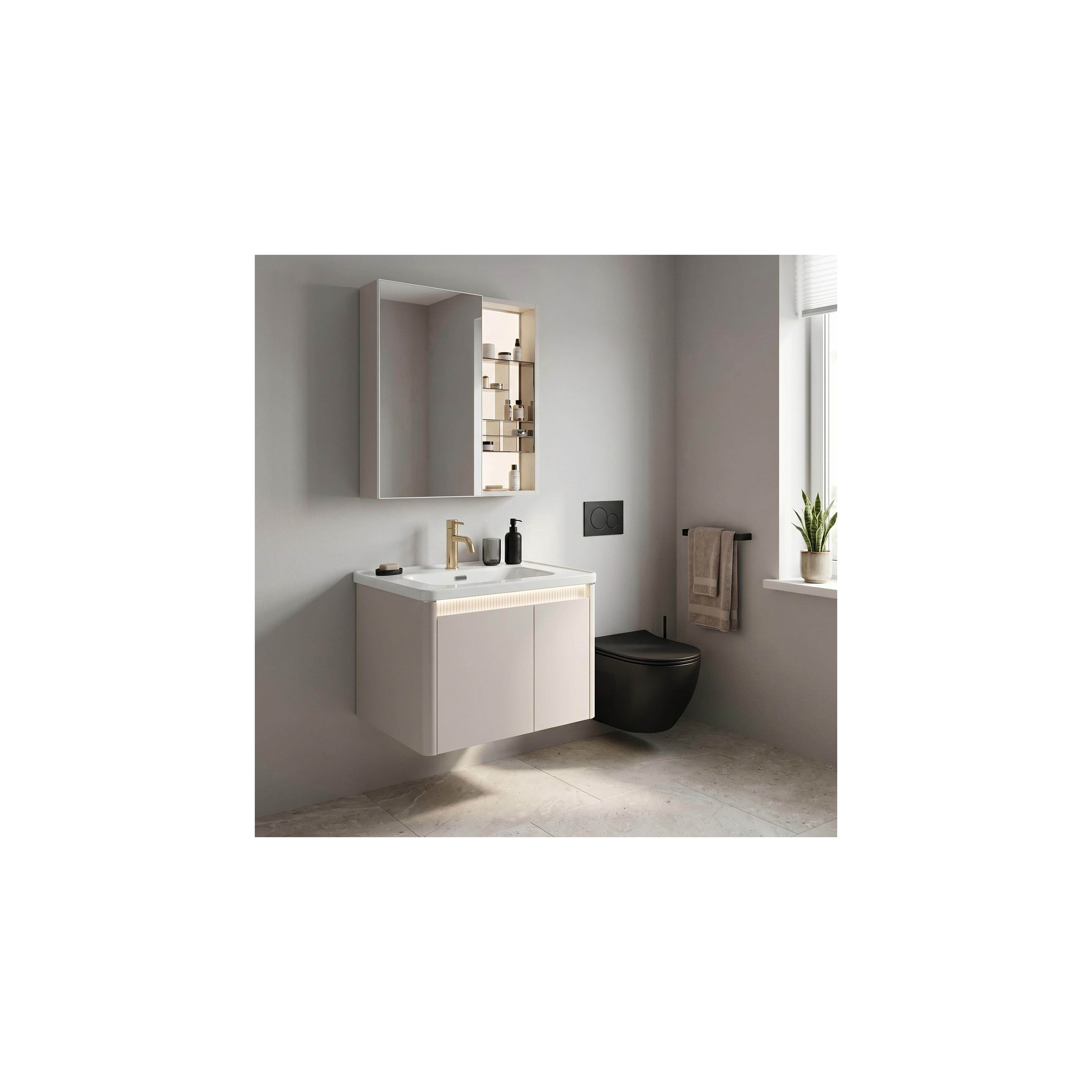 Комплект мебели за баня с мивка Sora DE07-60 Beige 60CM