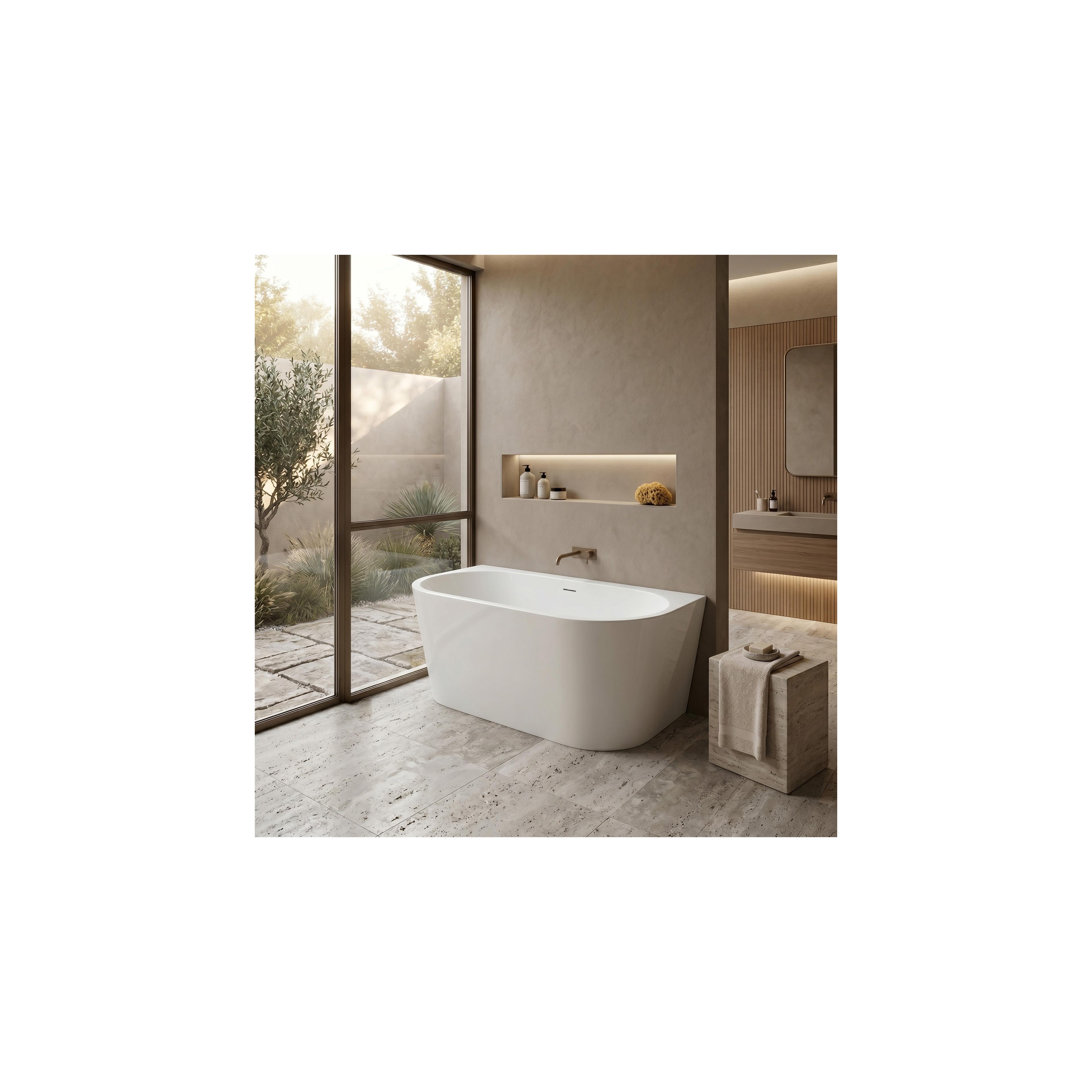 Baignoire acrylique murale CAPRI 160cm