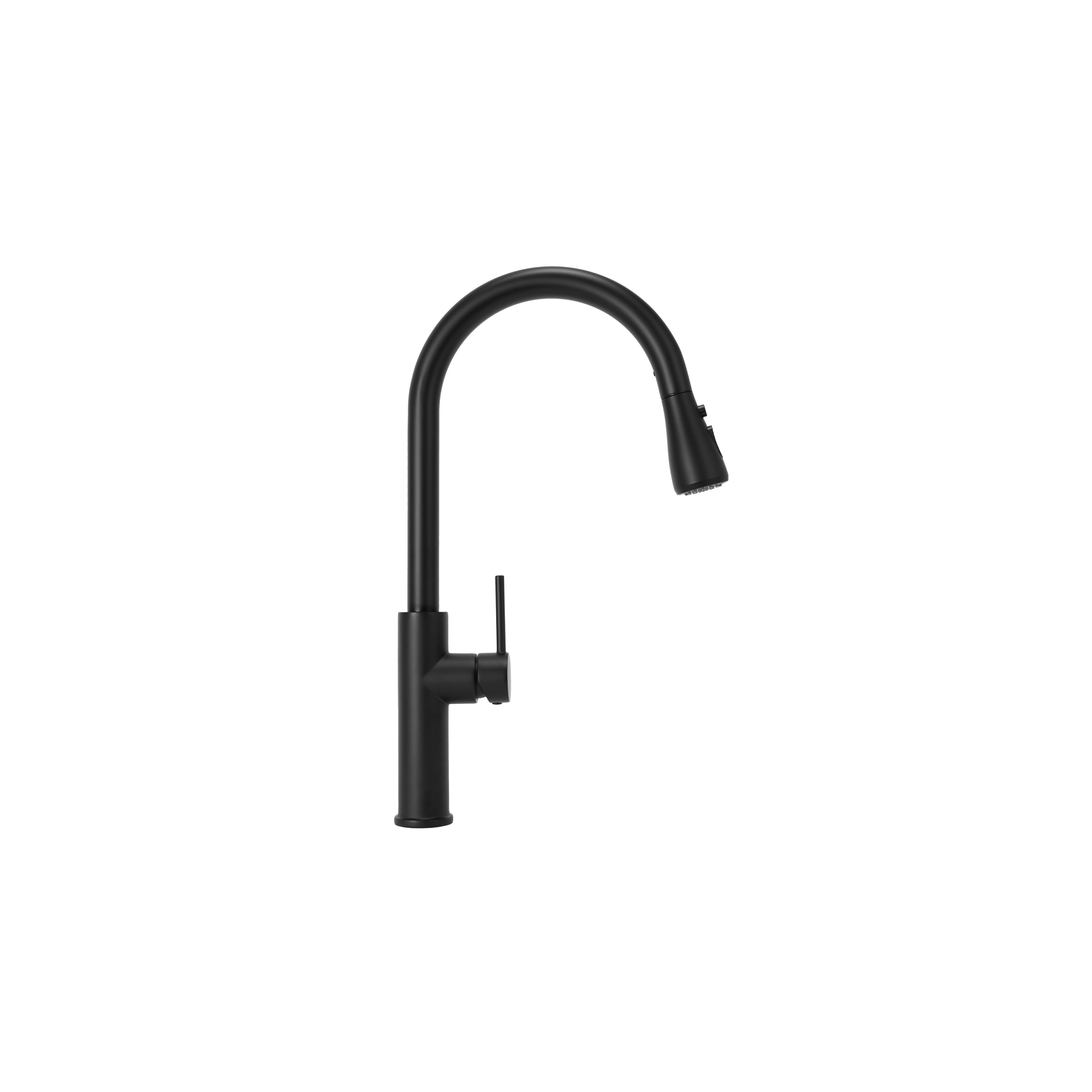 Kitchen faucet Nest black mat