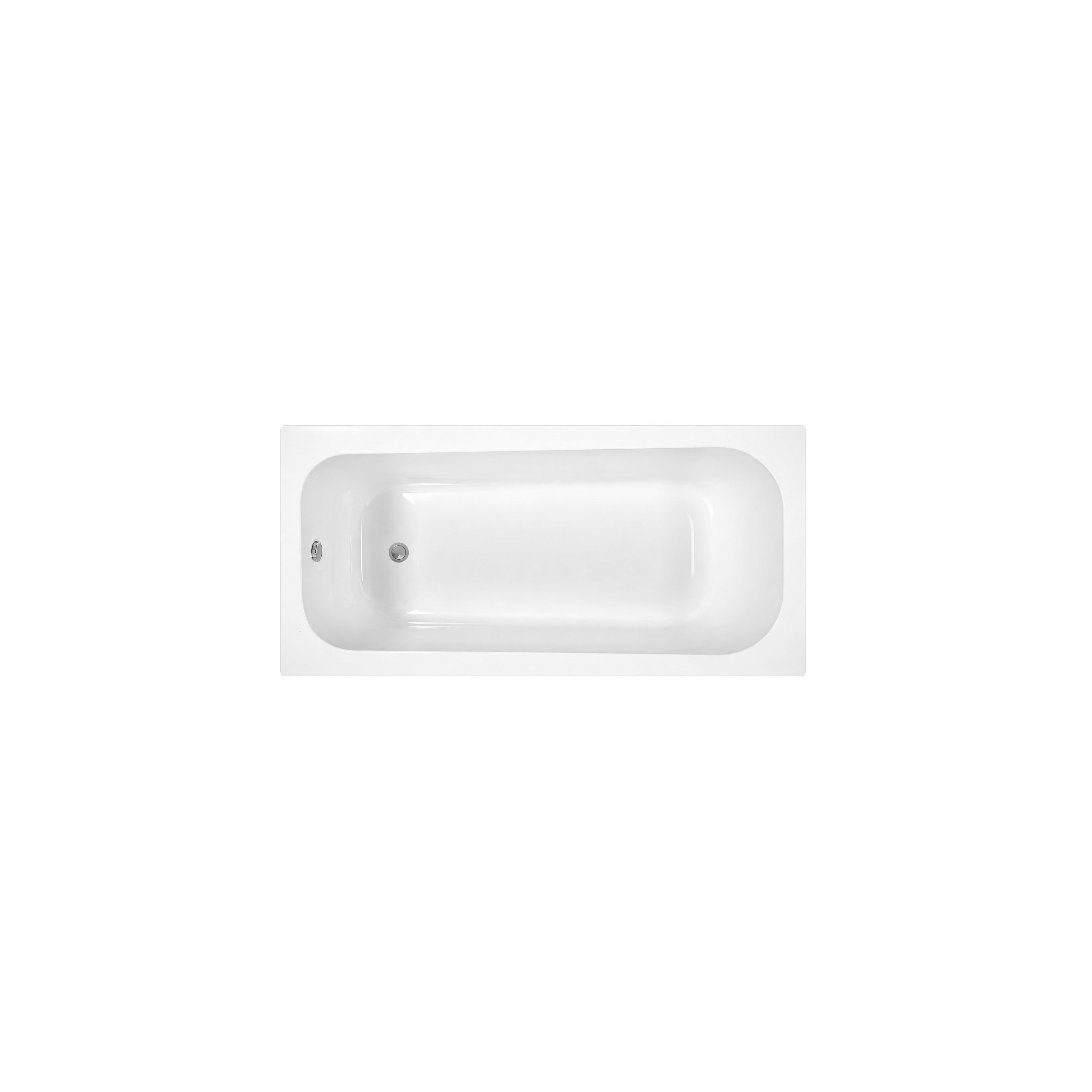 Built-in acrylic bathtub Rea Gloria 140