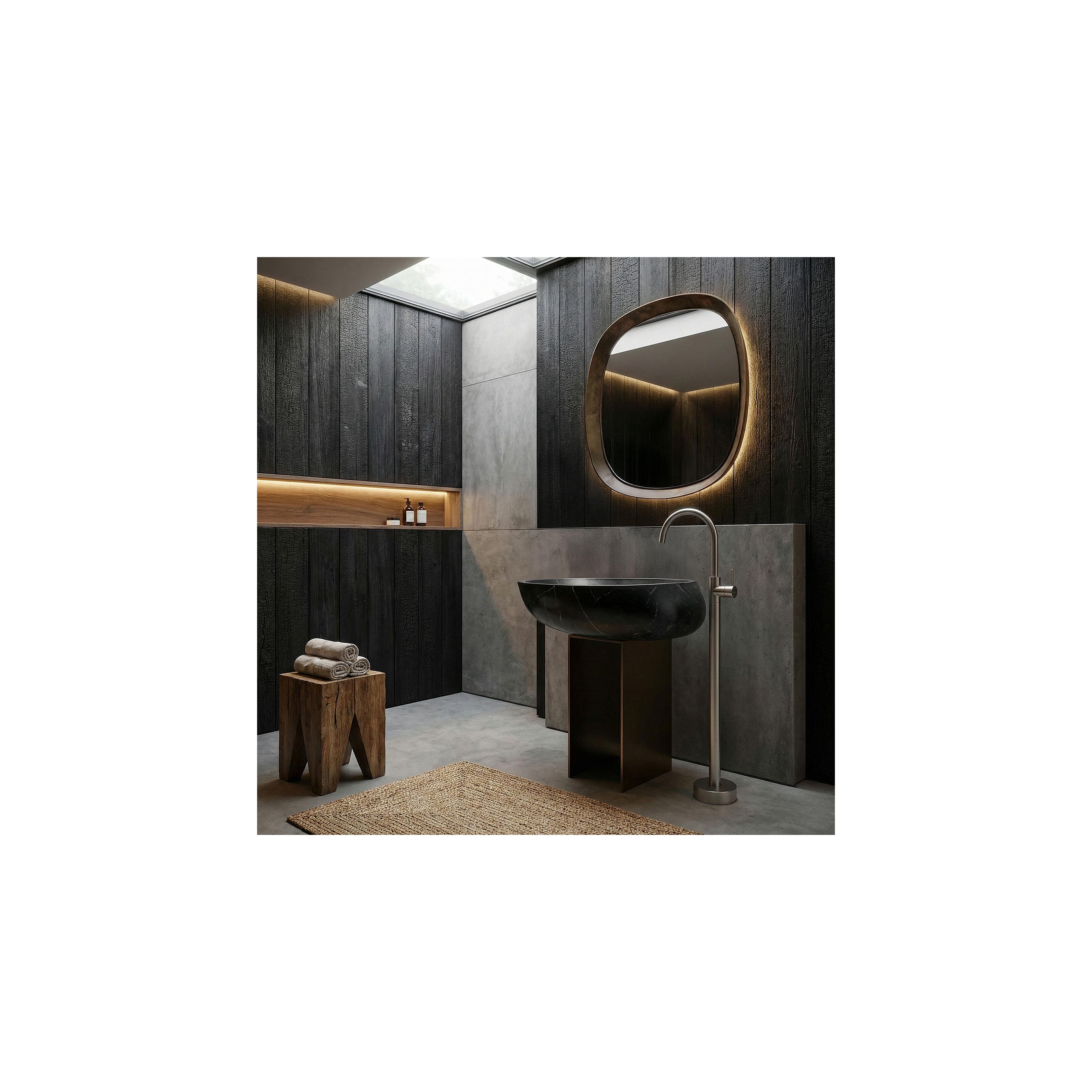 Robinet de lavabo Rea Lungo Brush Nickel