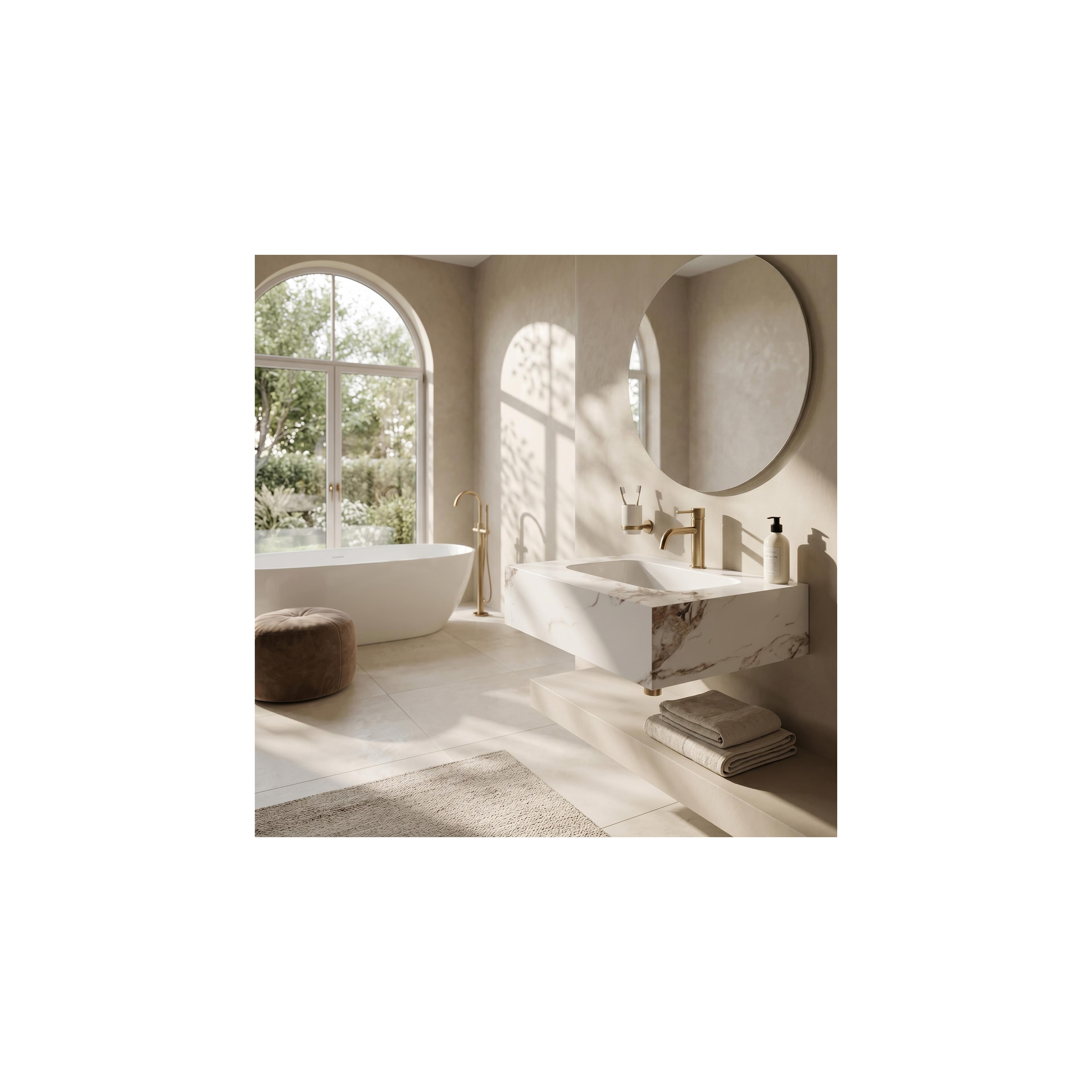 Wall-hung washbasin REA Aresa Cold Jade 60