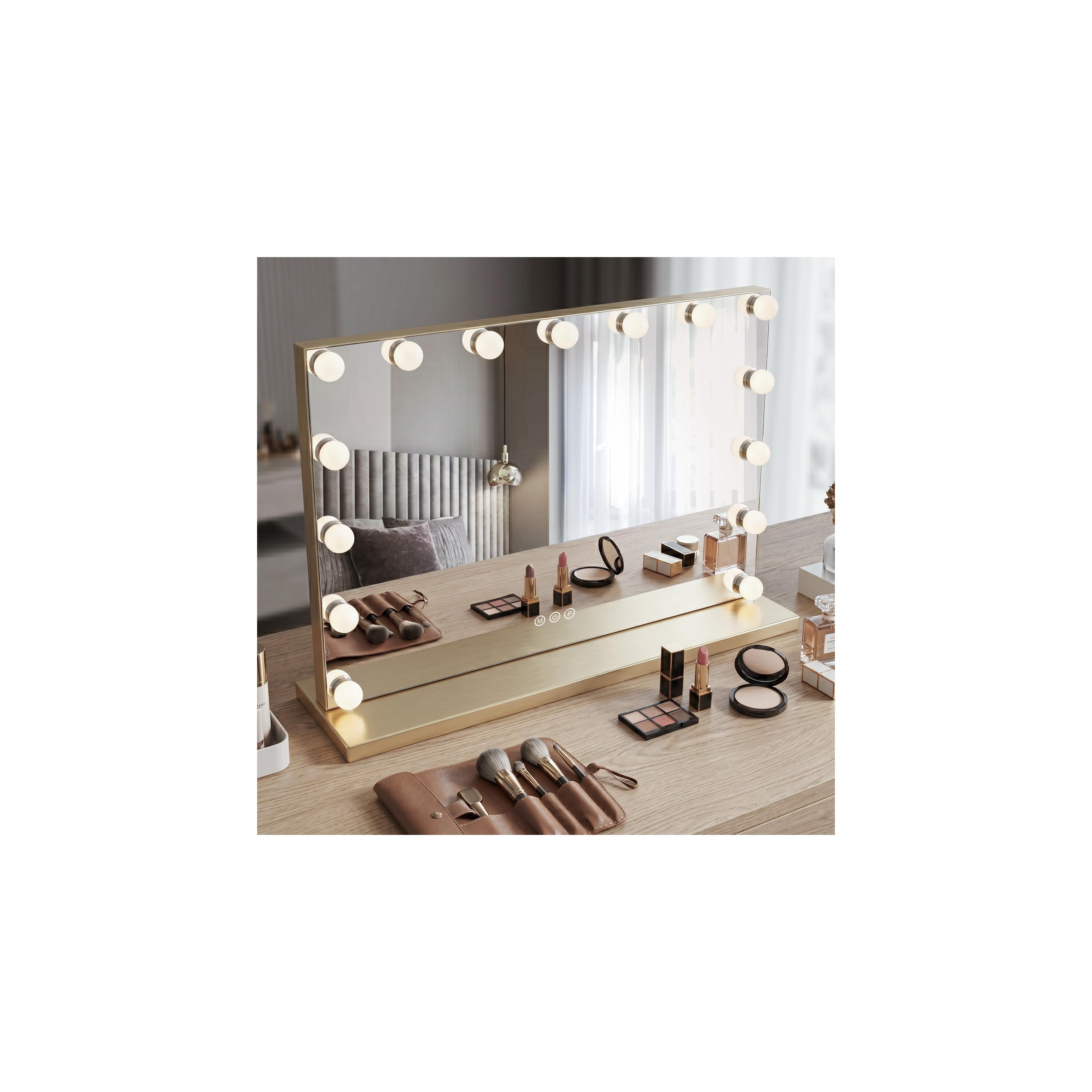 Огледало LED HOLLYWOOD L.Gold 80x60