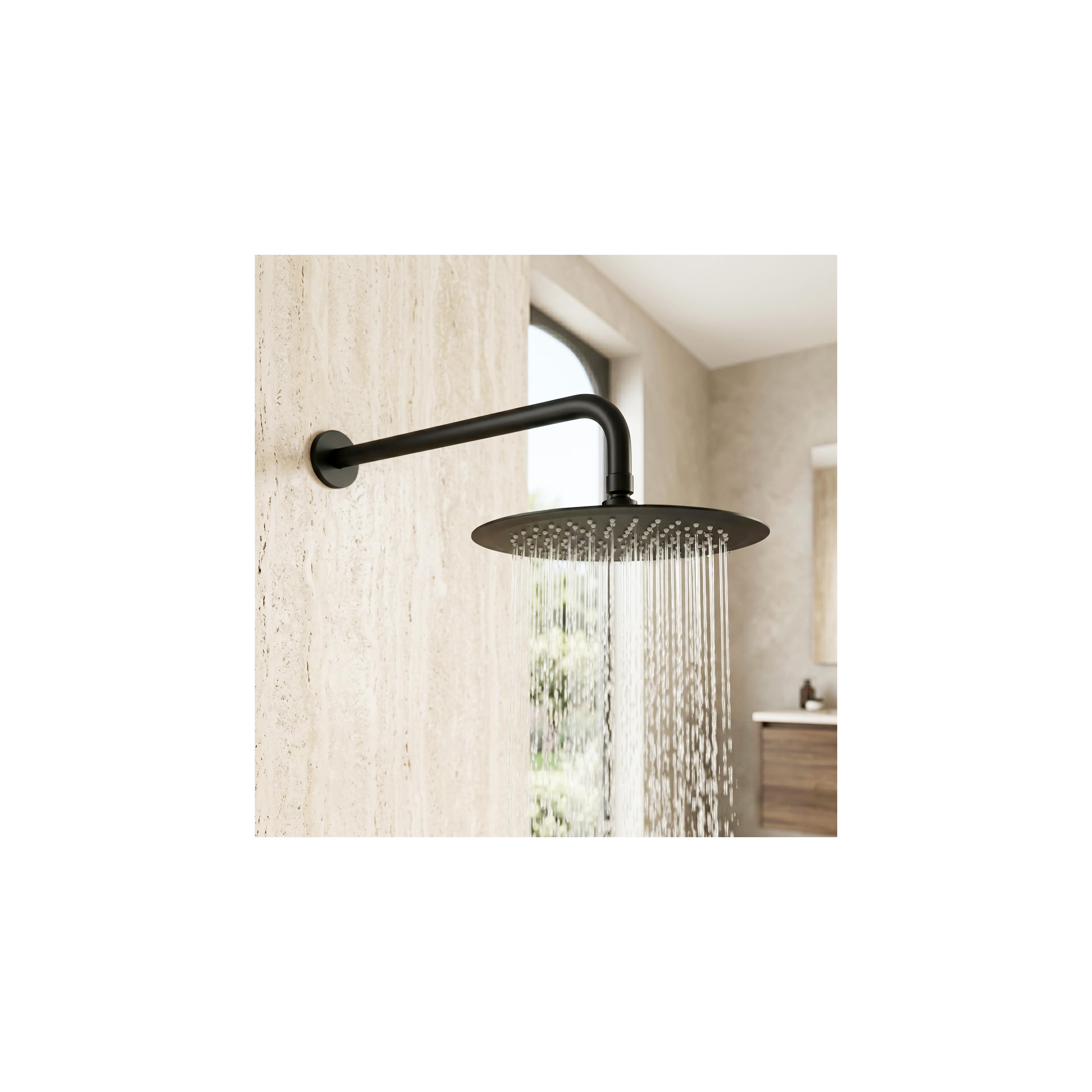 Στρογγυλή κεφαλή ντους REA JS-P014B 25cm Black