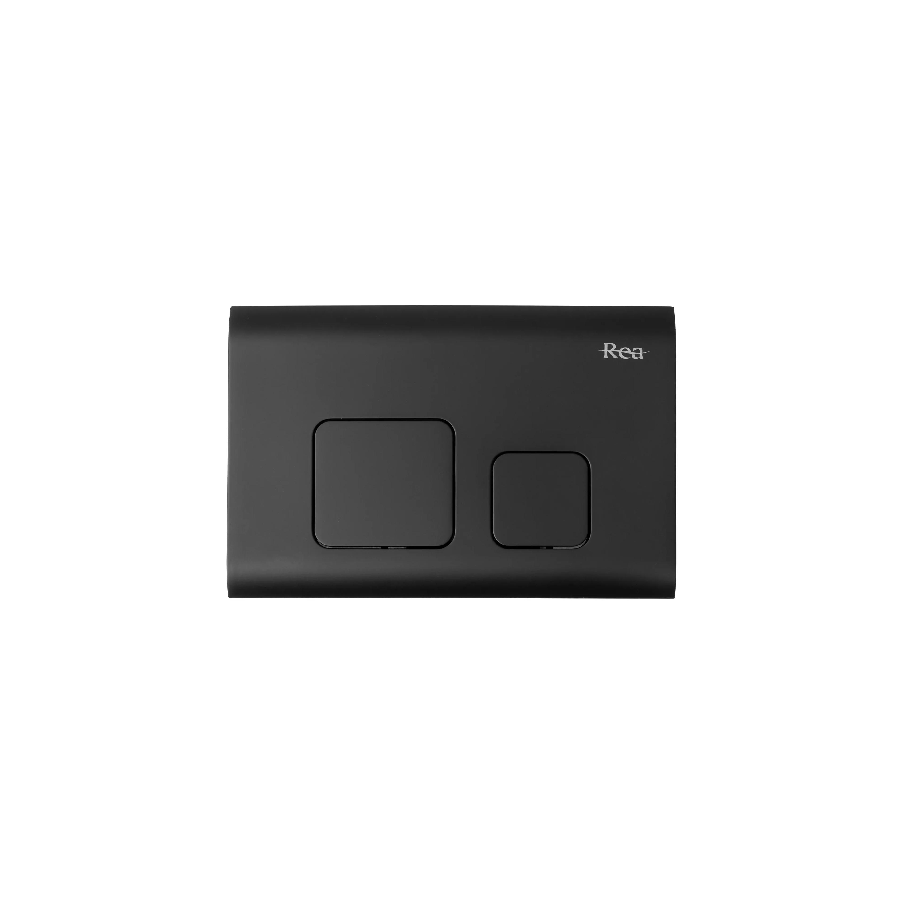 Frame set wall hung toilet bowl with button F Black