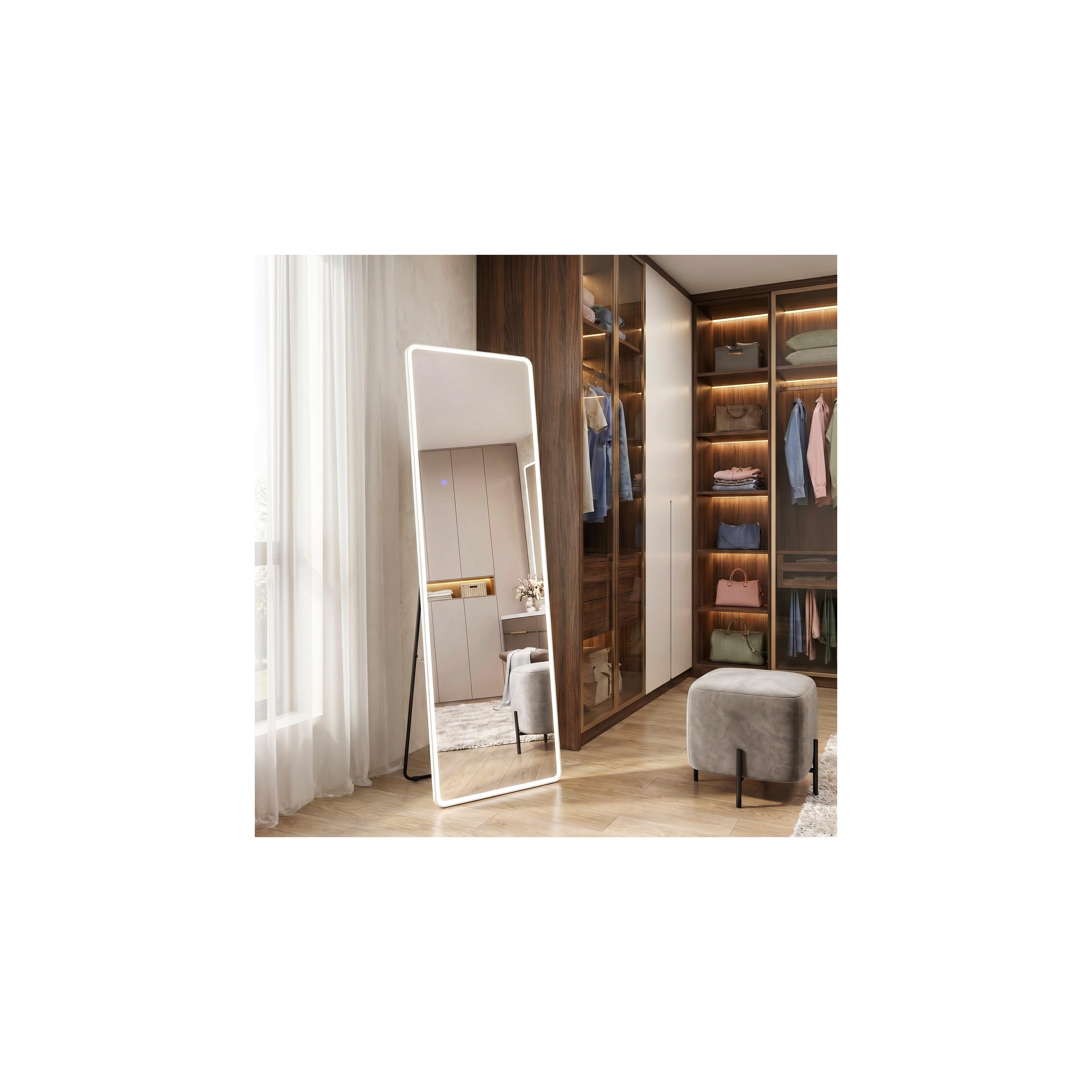 LED-SPEGEL Classico 50x160cm White