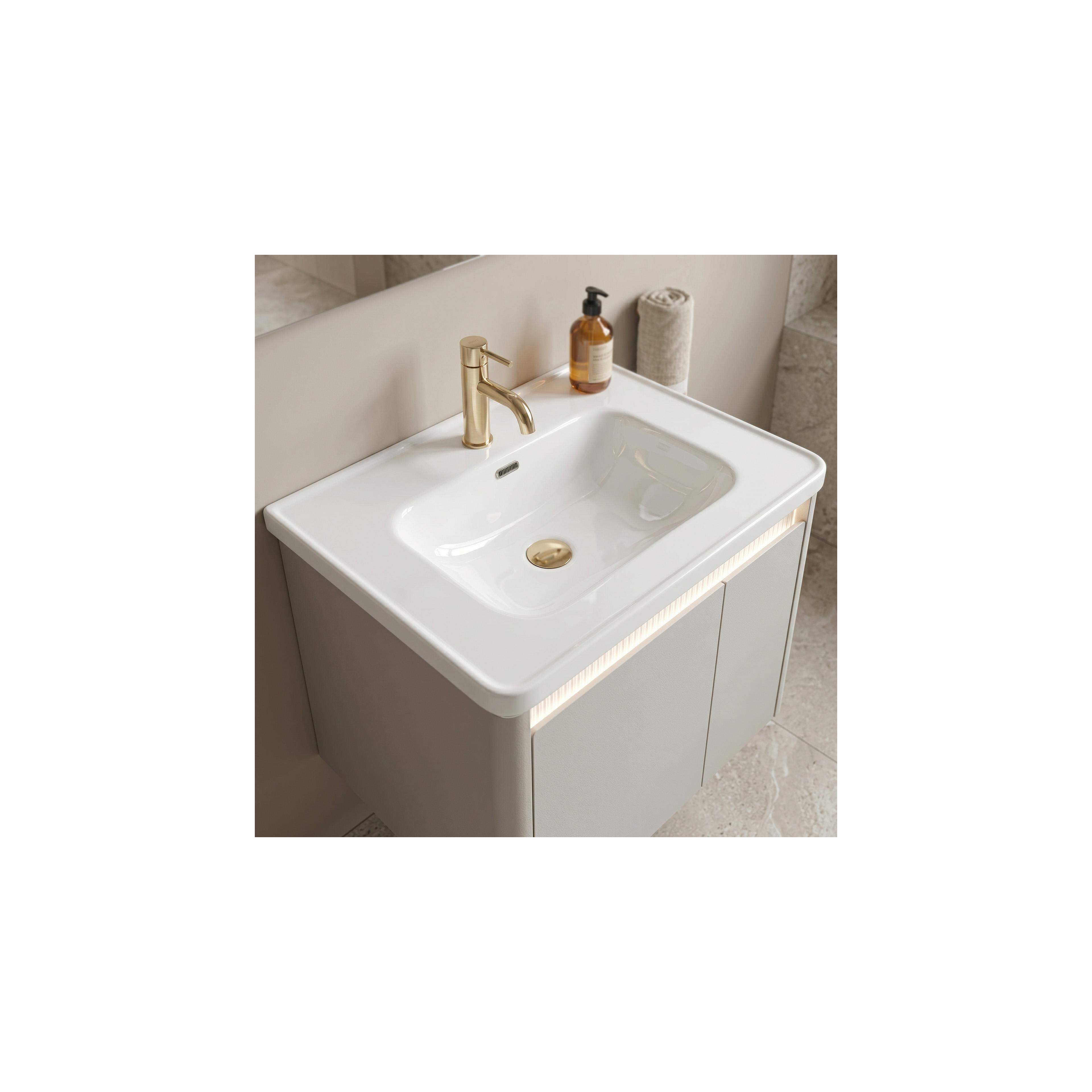 Комплект мебели за баня с мивка Sora DE07-60 Beige 60CM