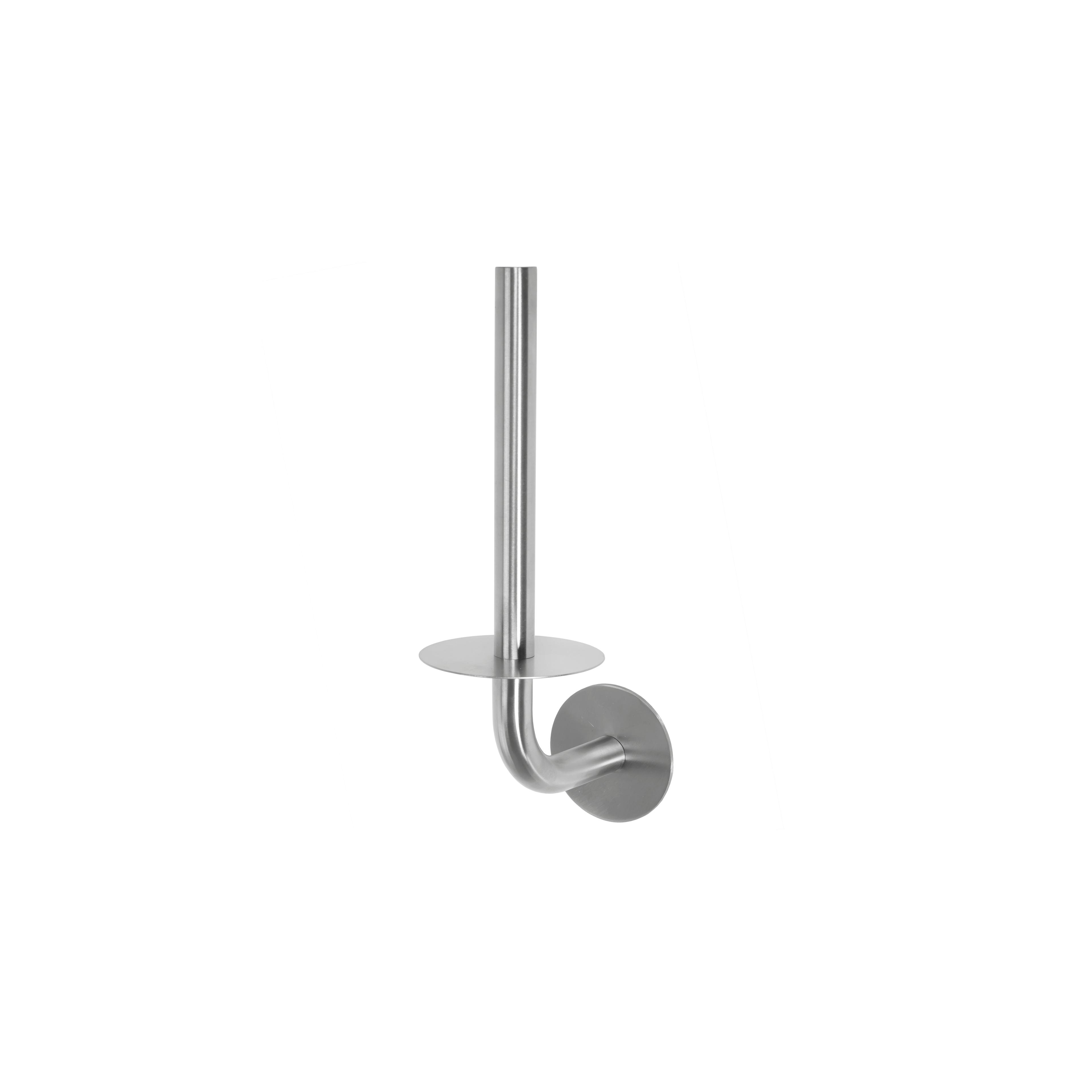 PORTA PAPEL HIGIÉNICO NÍQUEL ESCOVADO INOX 322220 DUO