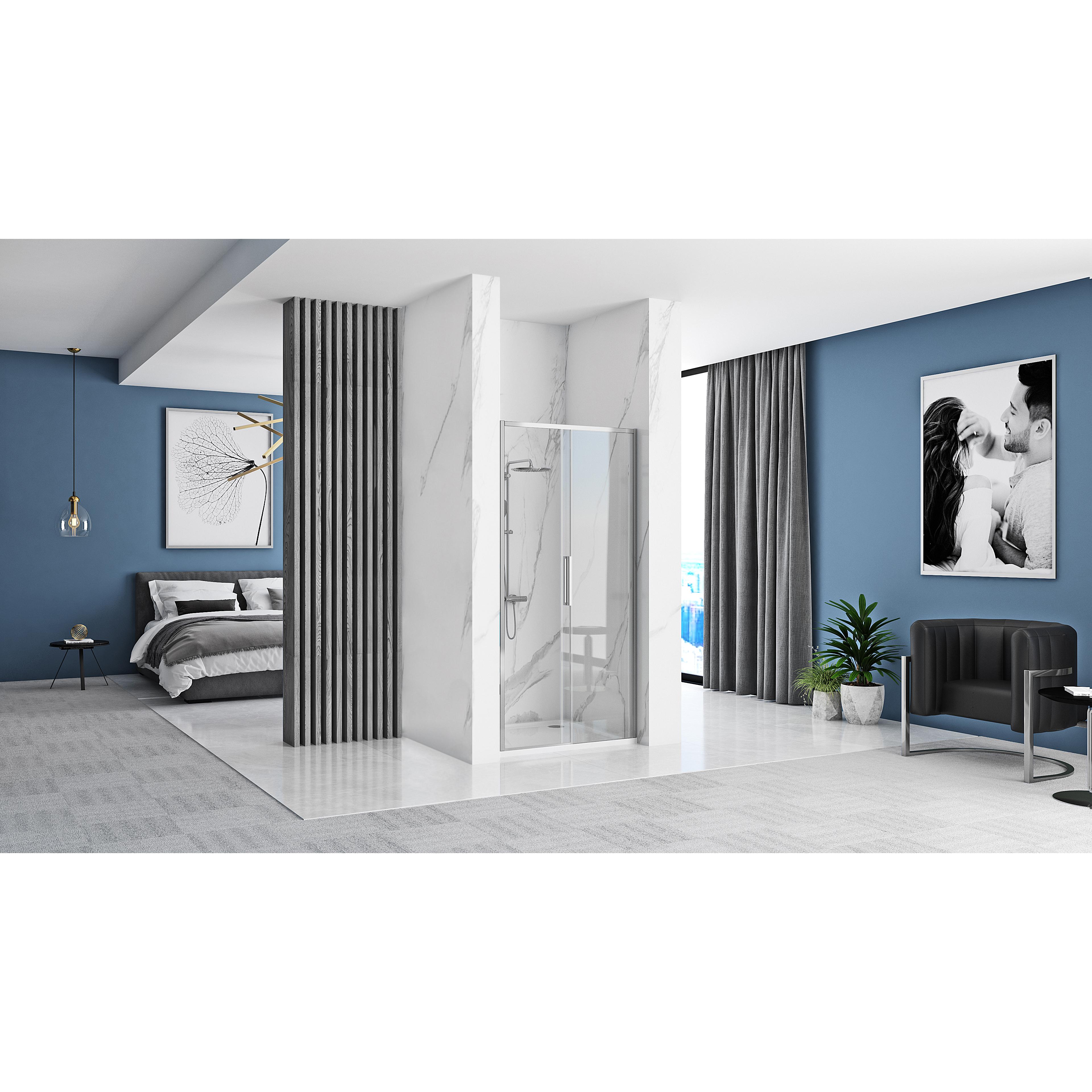 Porte de douche REA Rapid Slide 100 Chrom