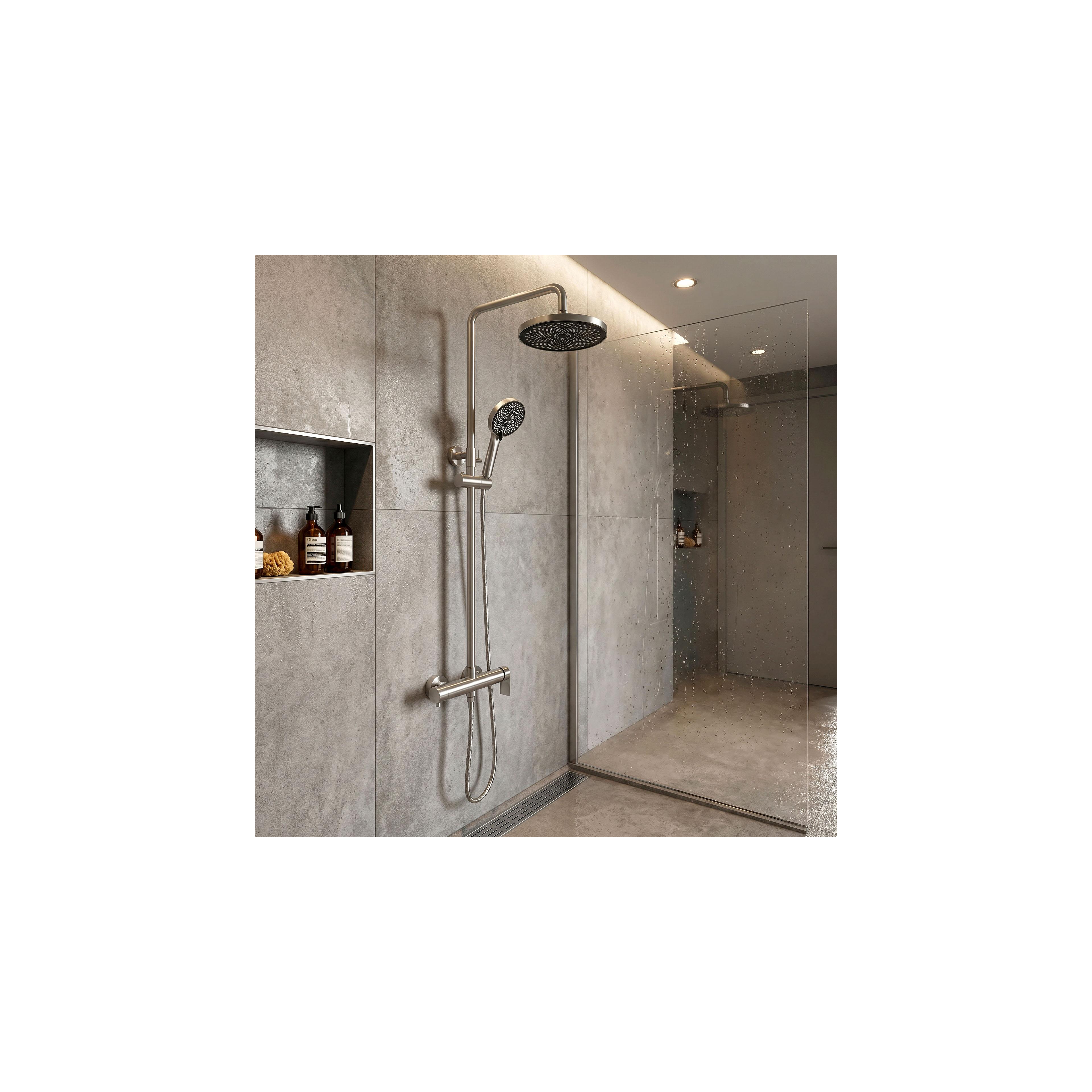 Shower set Rea Hunter Brush Nickel