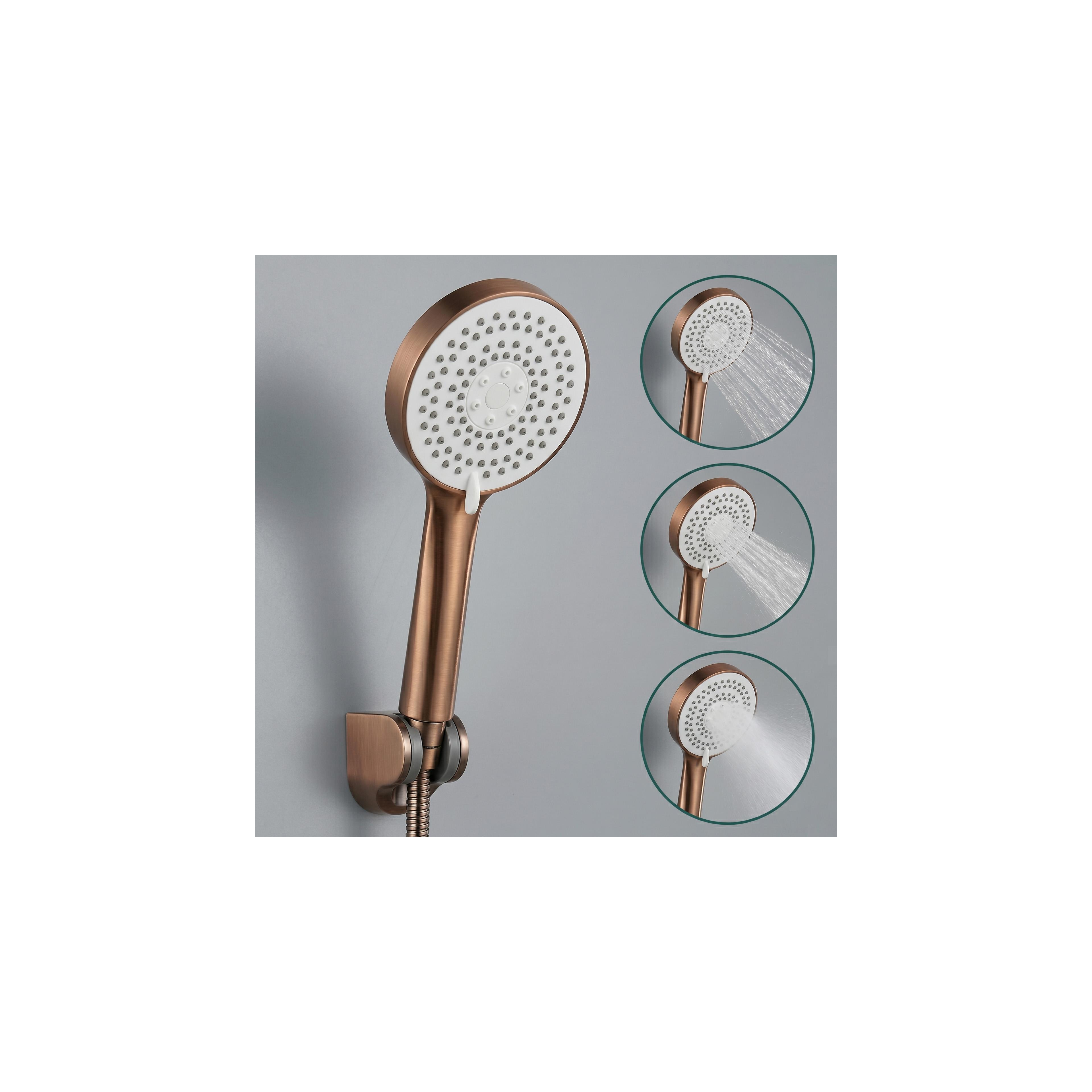 Dušo galvutė Rea JS-019 BRUSH COPPER