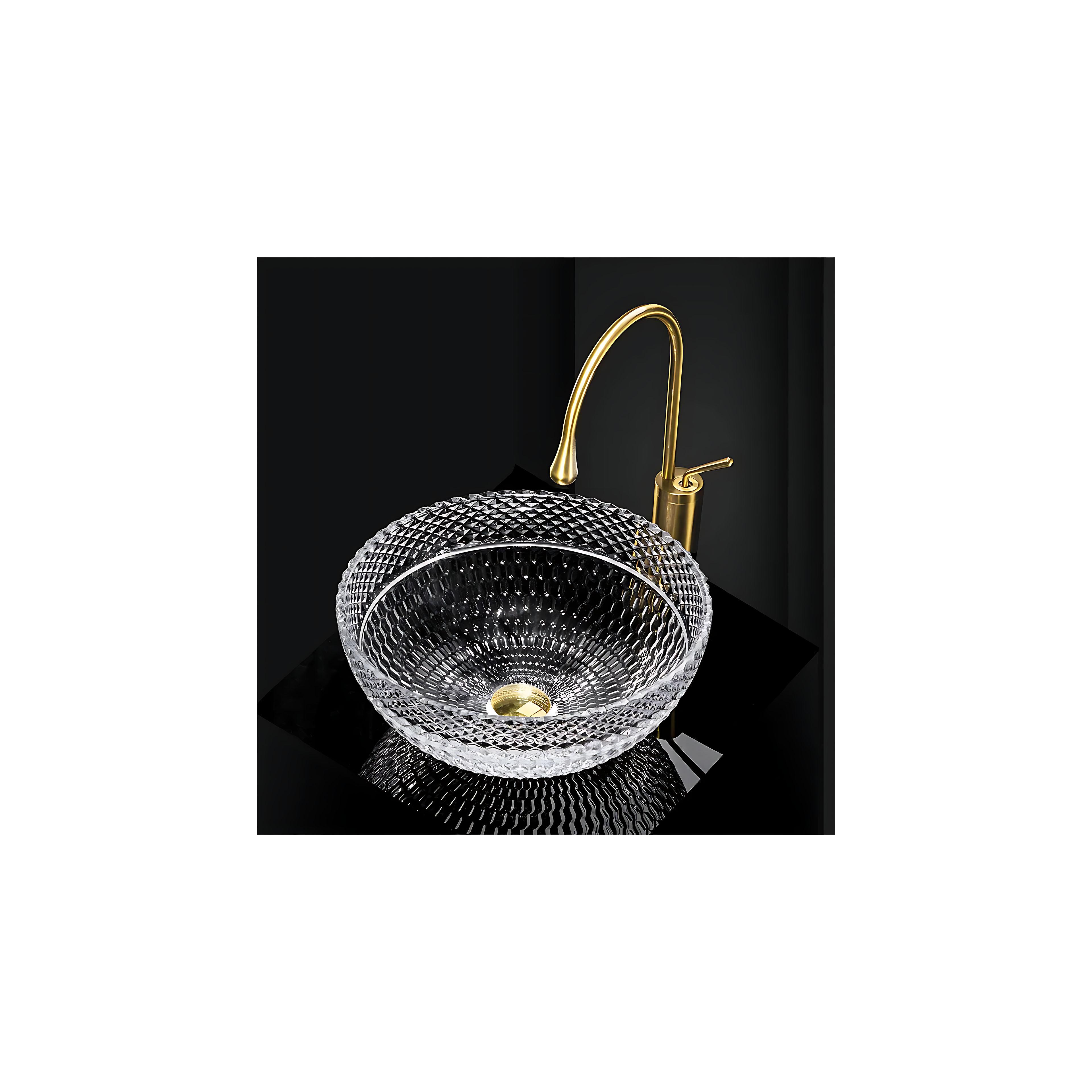 Countertop washbasin Rea Sue Transparent
