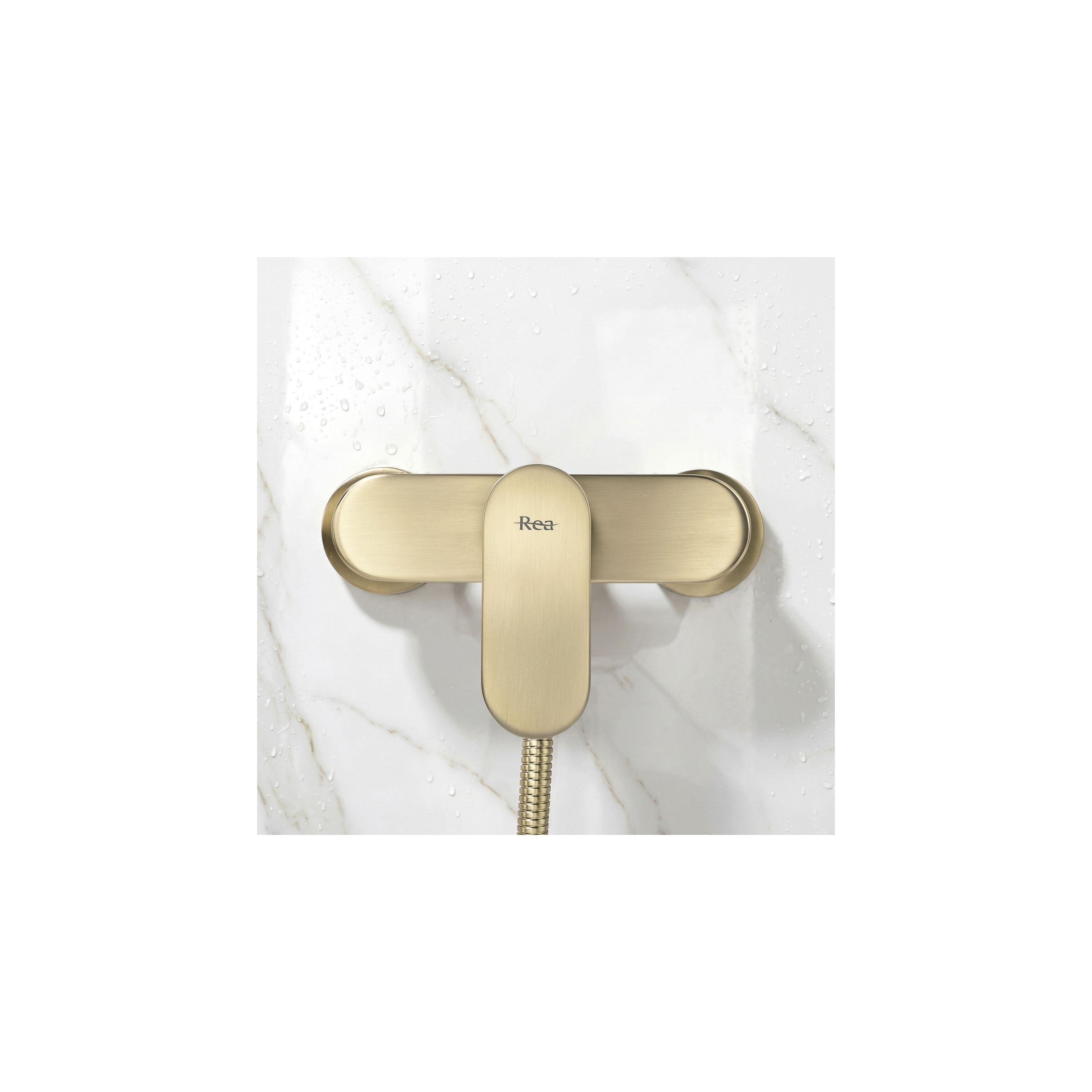 Shower faucet REA DROP Brush Gold