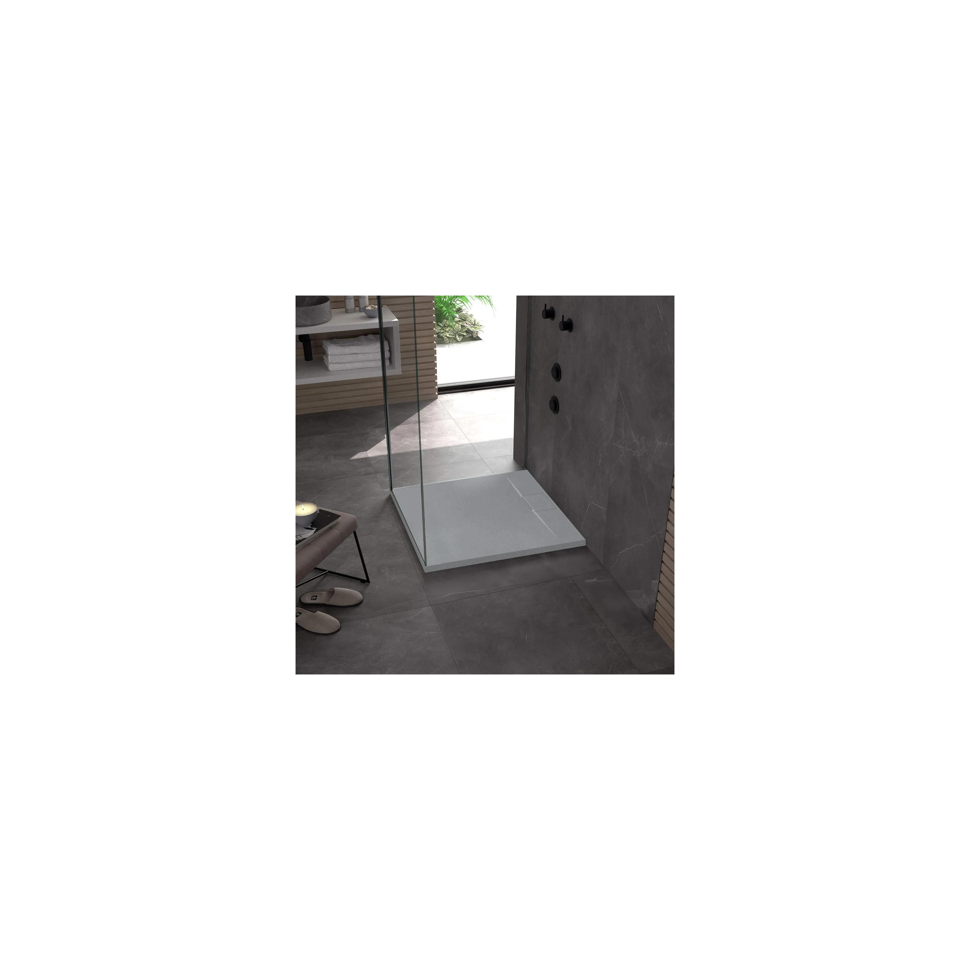 Shower tray Bazalt Grey 90x90