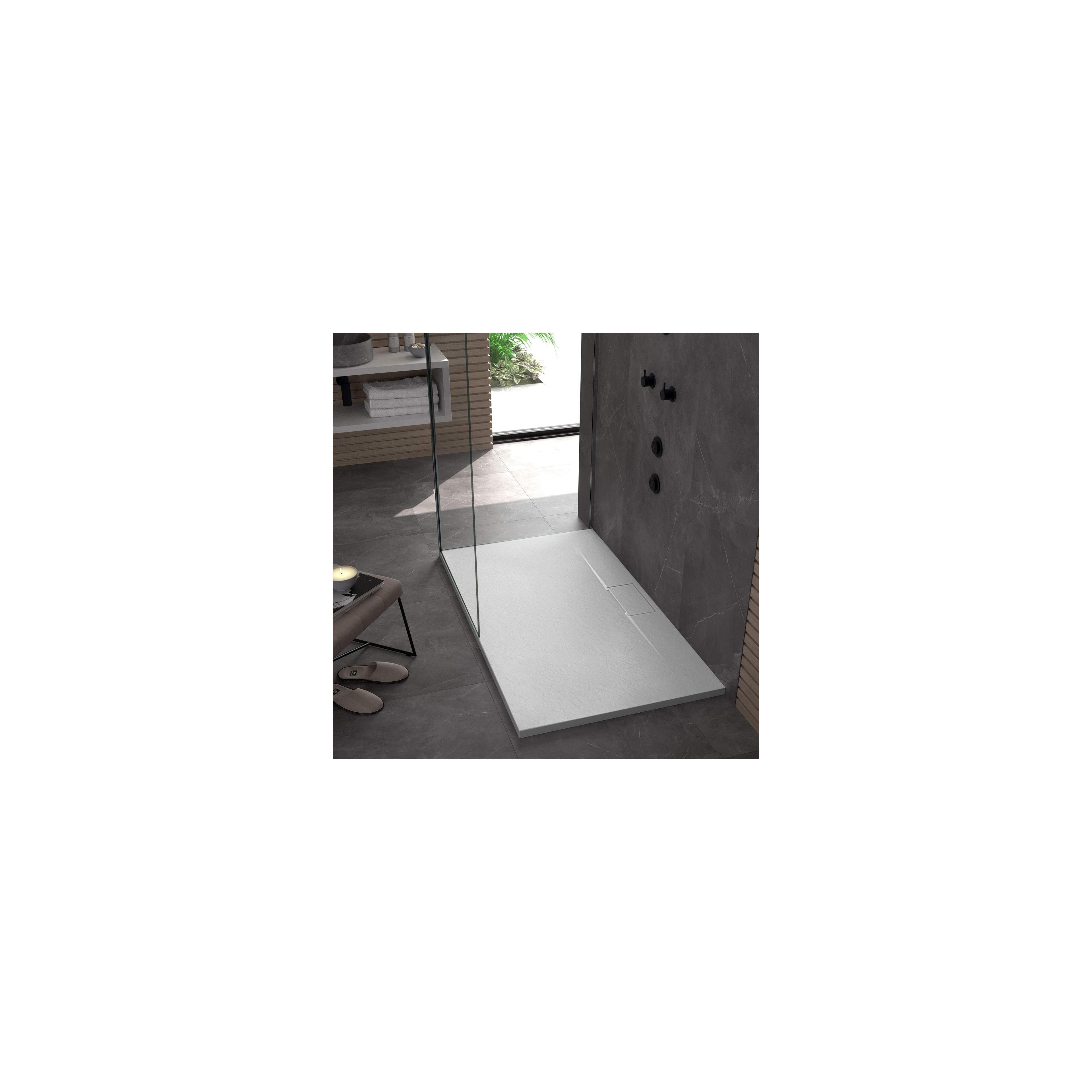 Shower tray Bazalt Long White 80x120