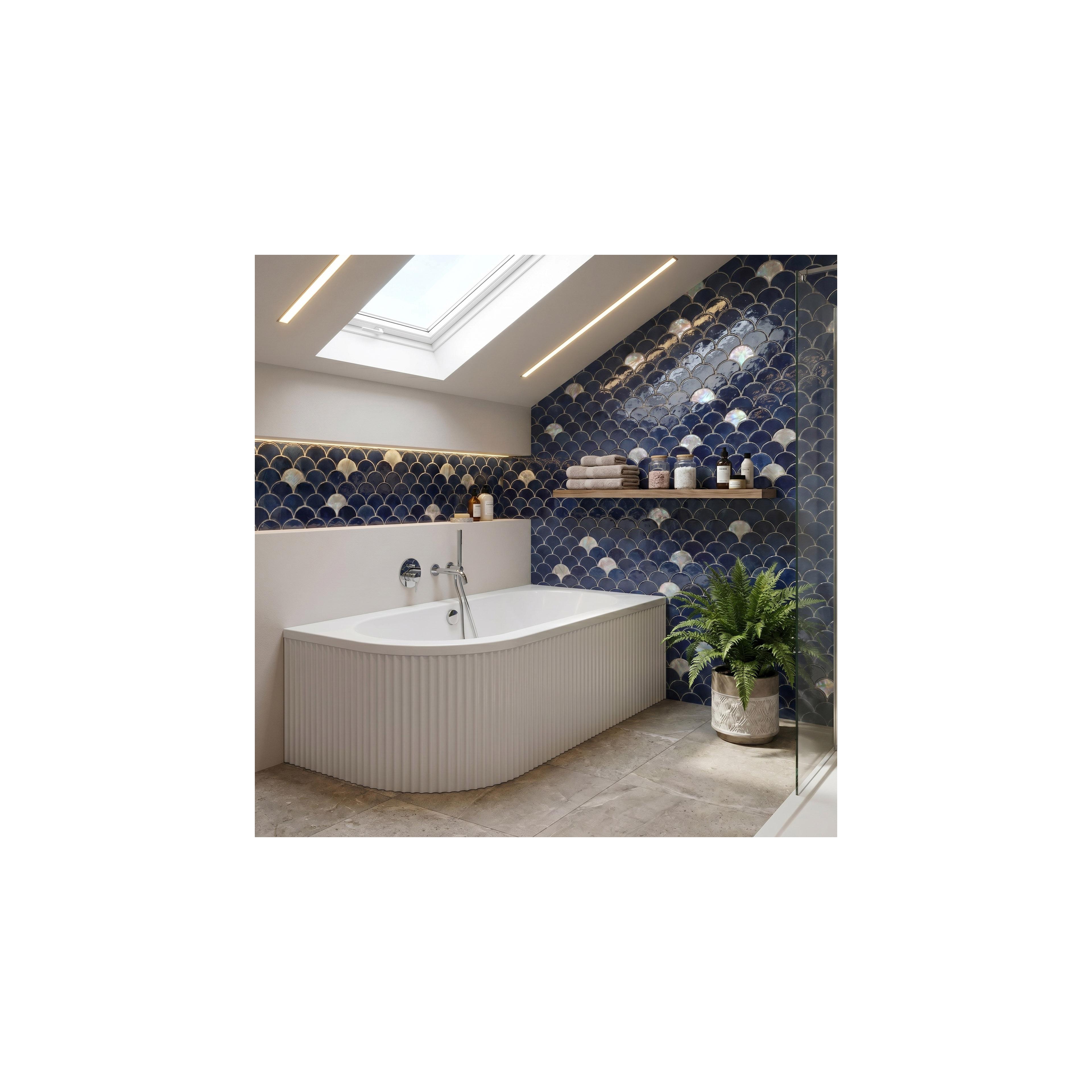 Bathtub Rea Orion Stripe Right 170cm