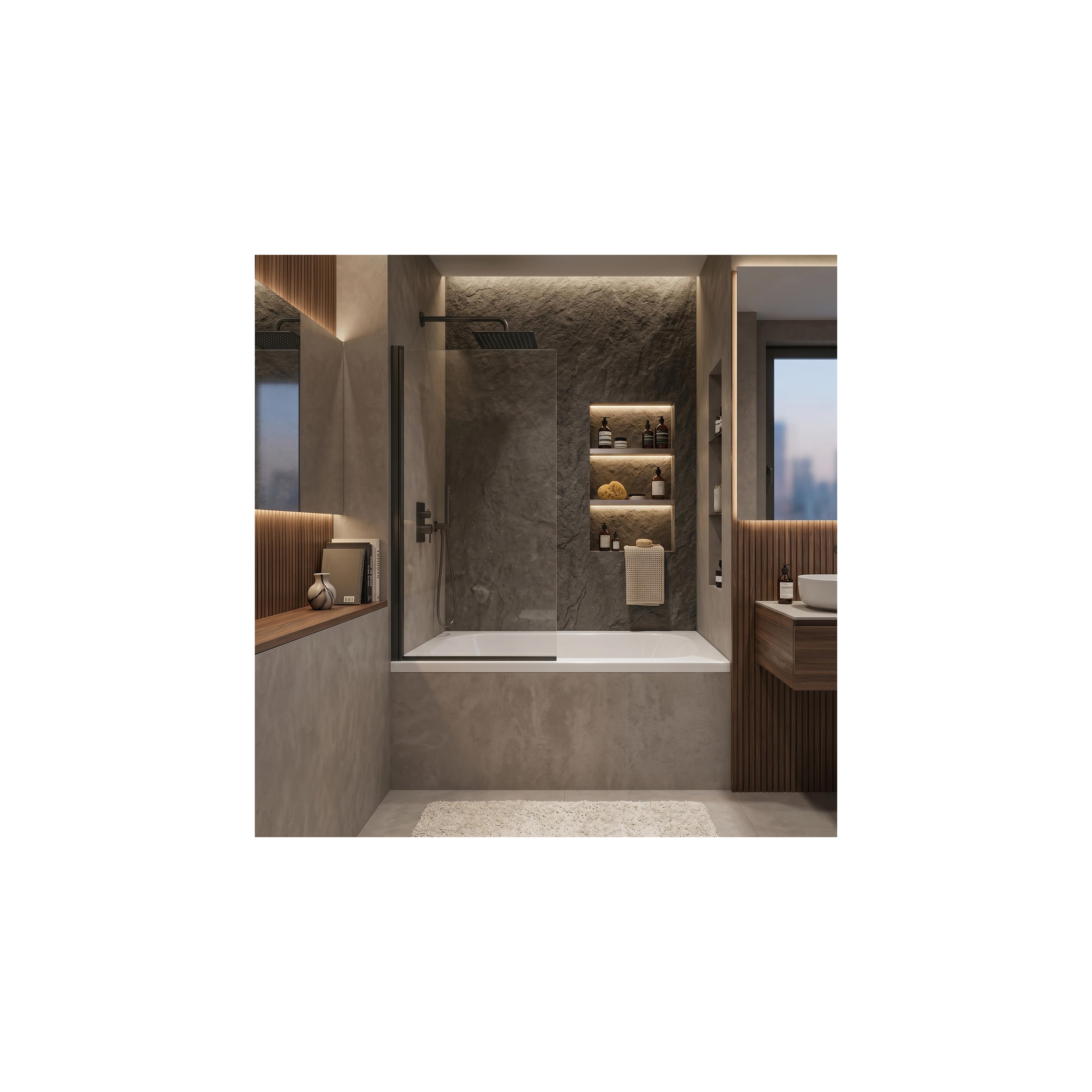 Built-in acrylic bathtub Rea Gloria 130