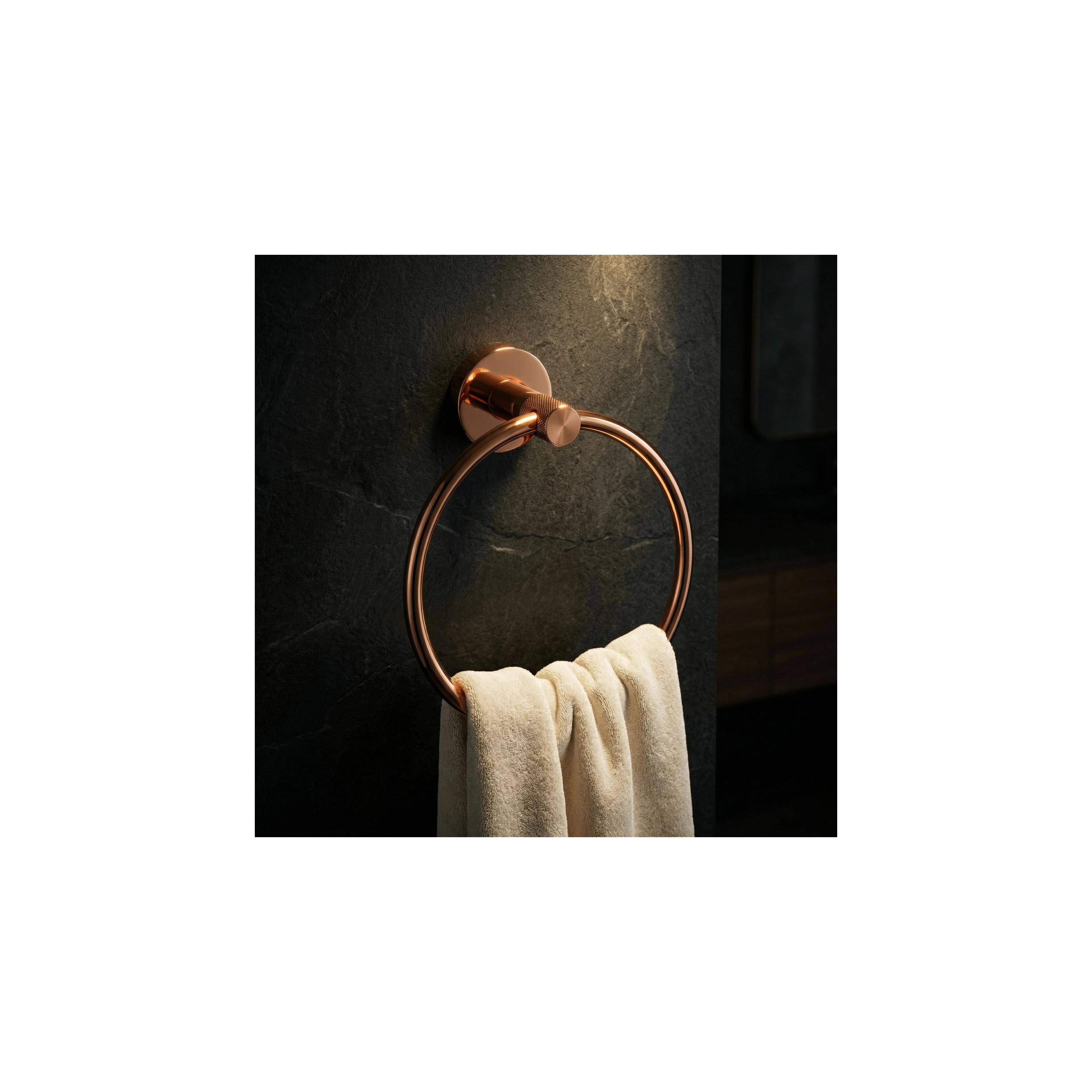 Bathroom hanger Ring 6610 Modern Copper