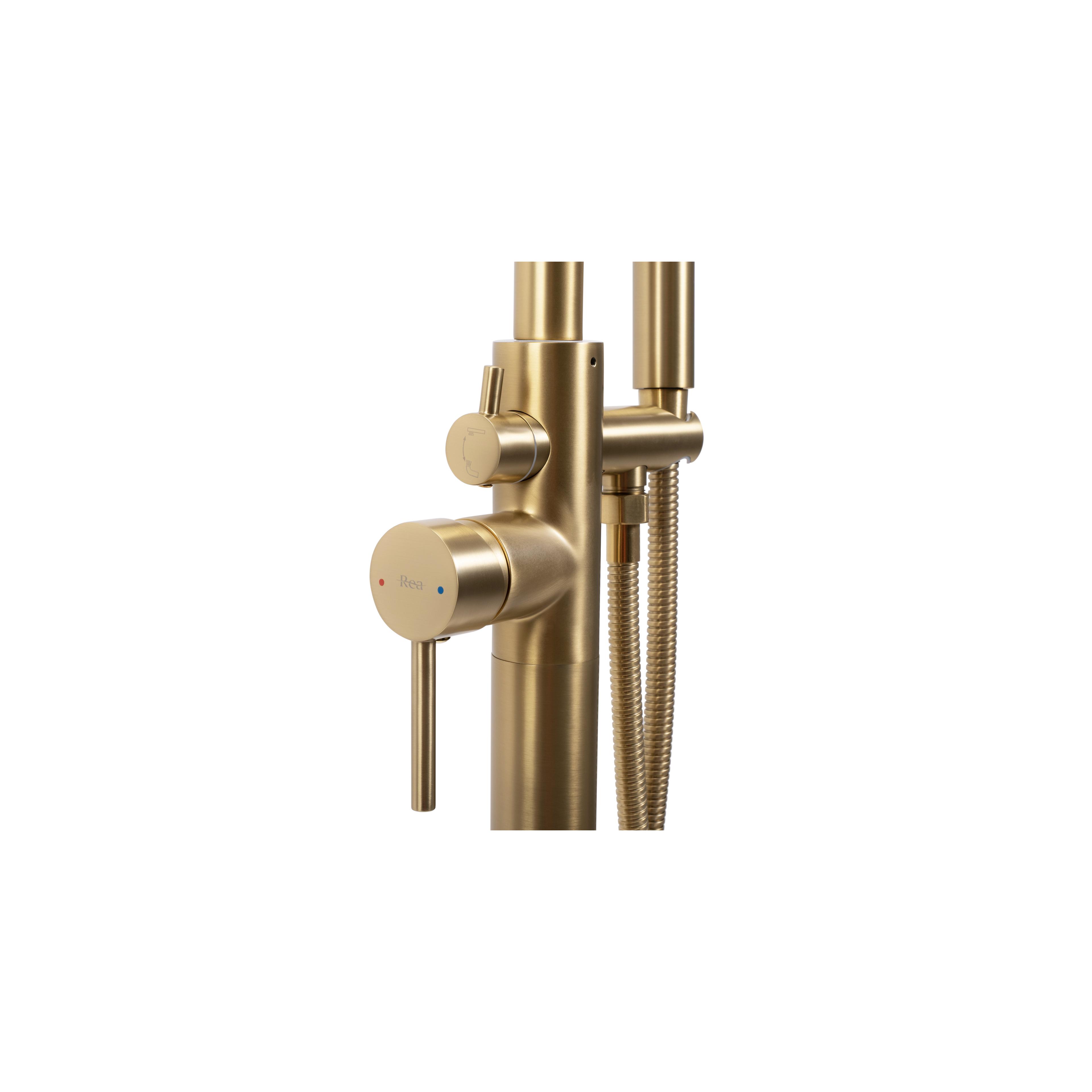 Robinet autoportant Rea ARAS Gold Brush