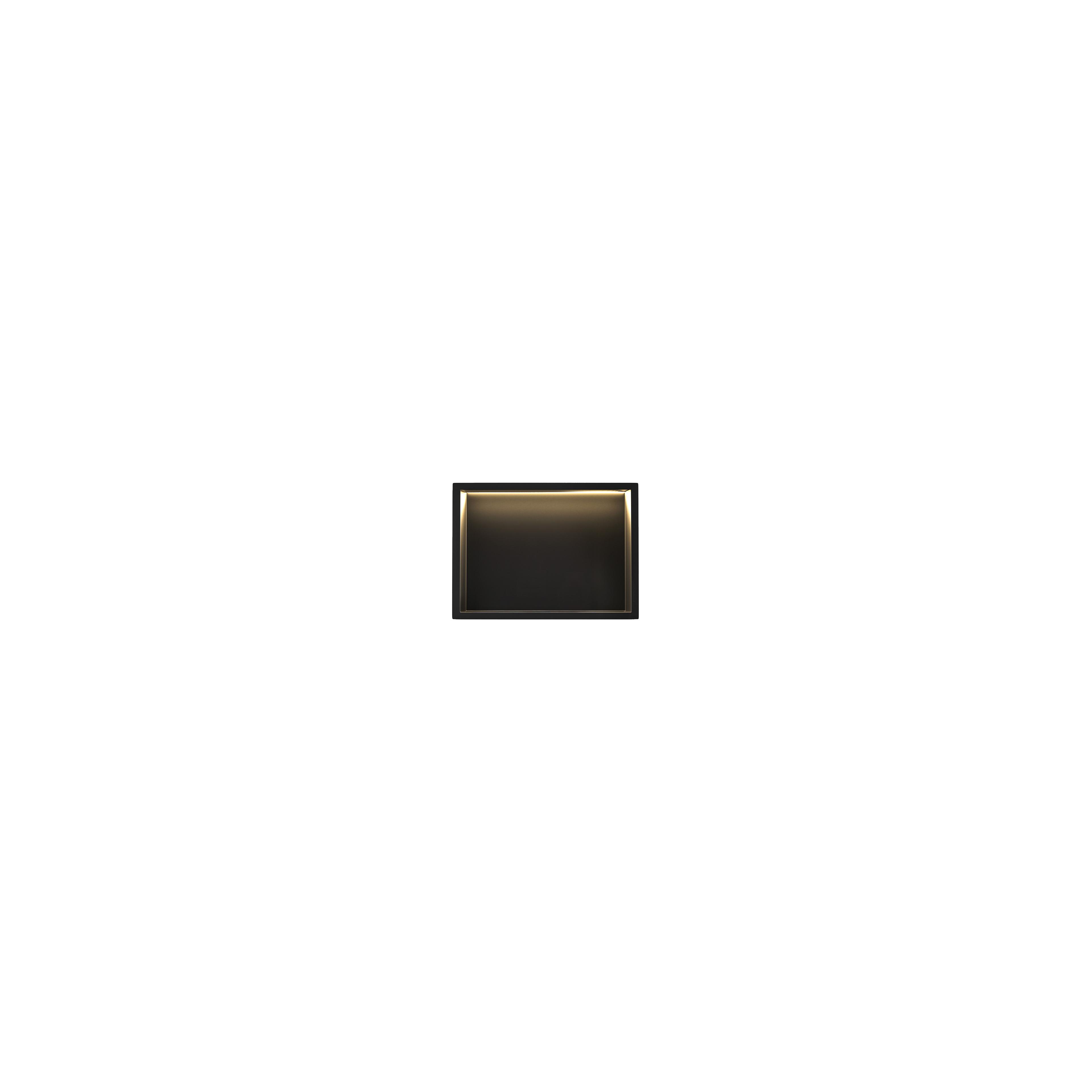REPISA DE BAÑO EMPOTRADA LED 30x45 black