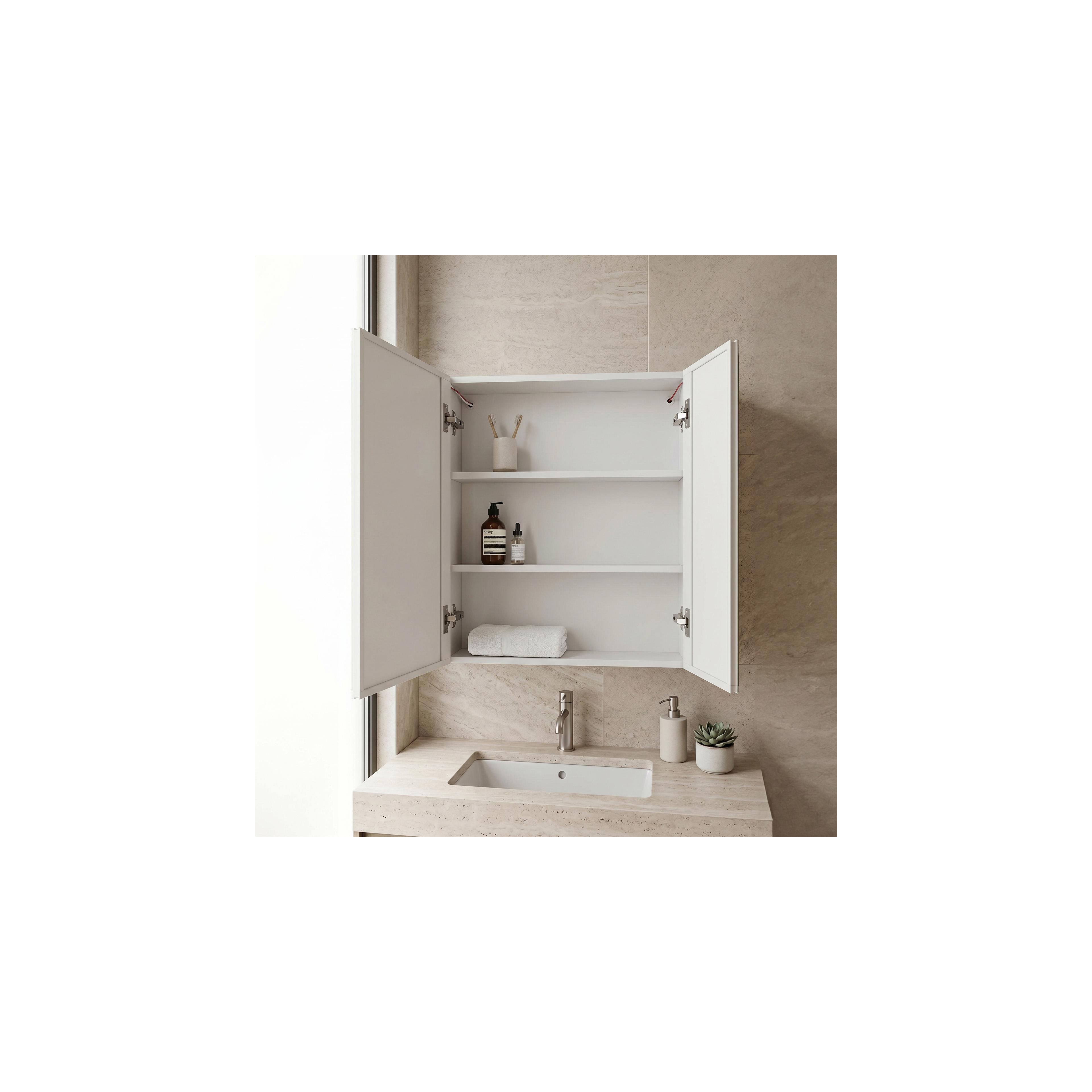 LED mirror cabinet M1015-60 60x65