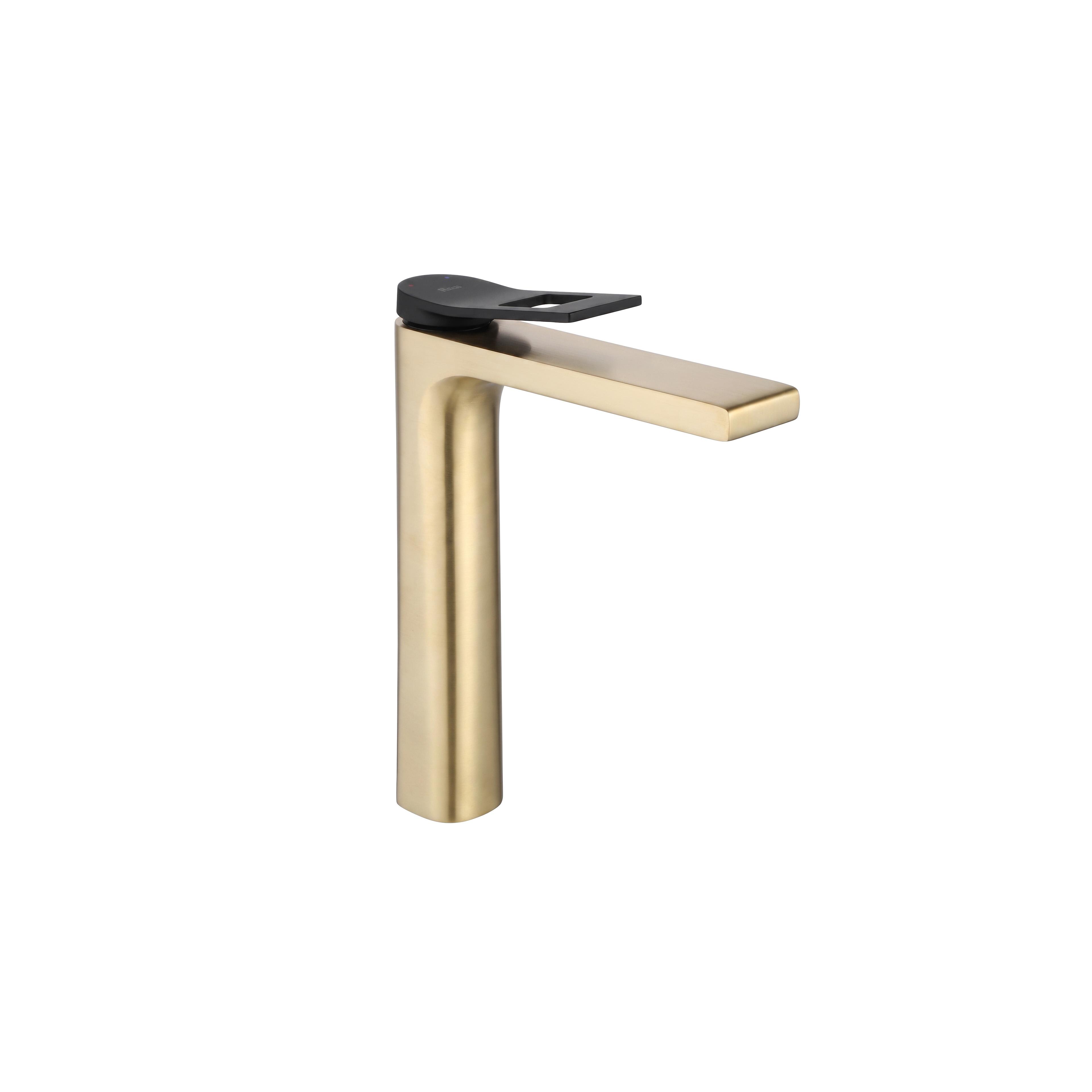 Bathroom faucet REA Soul Gold mat black High