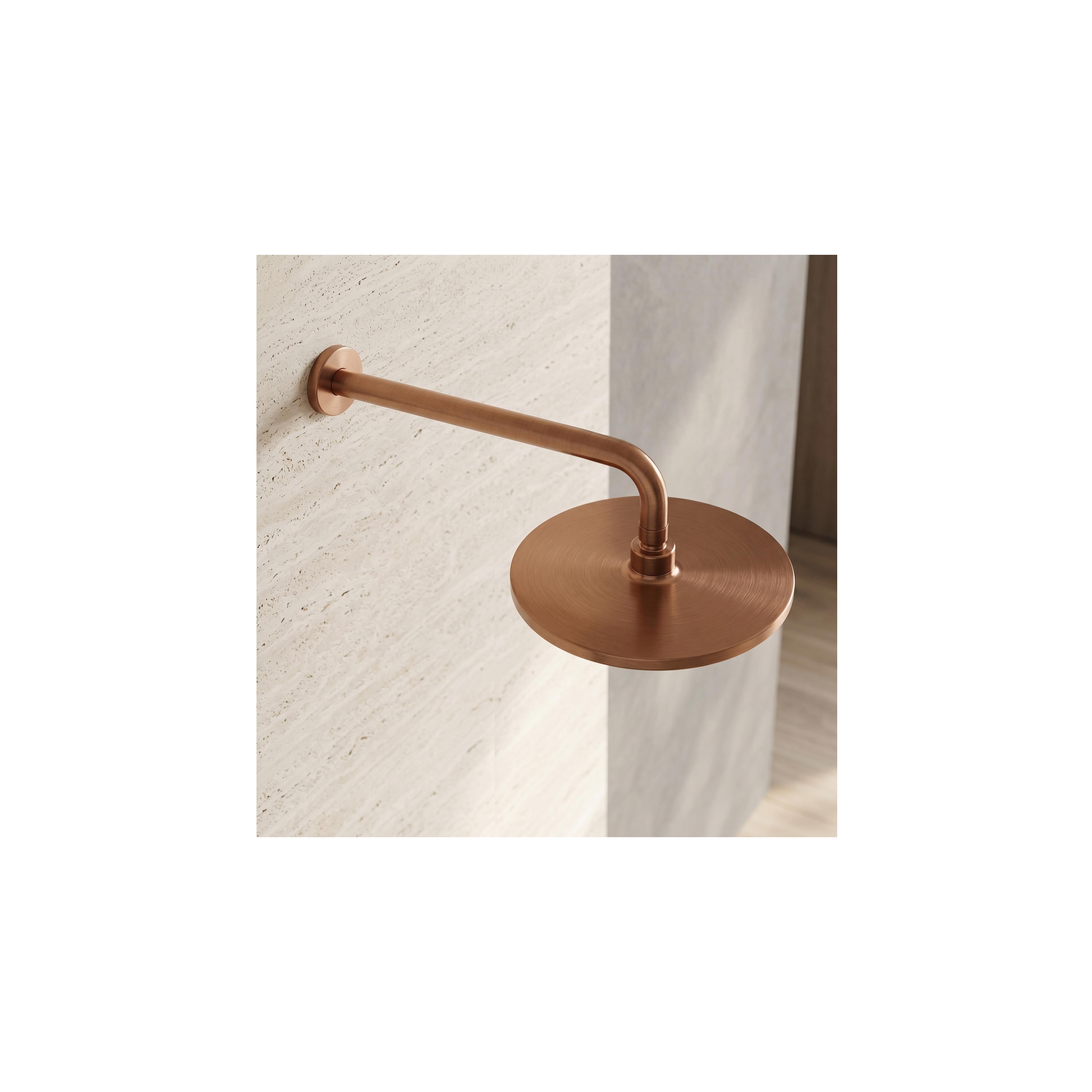 Runt duschhuvud REA JS-021BRG Brush Copper