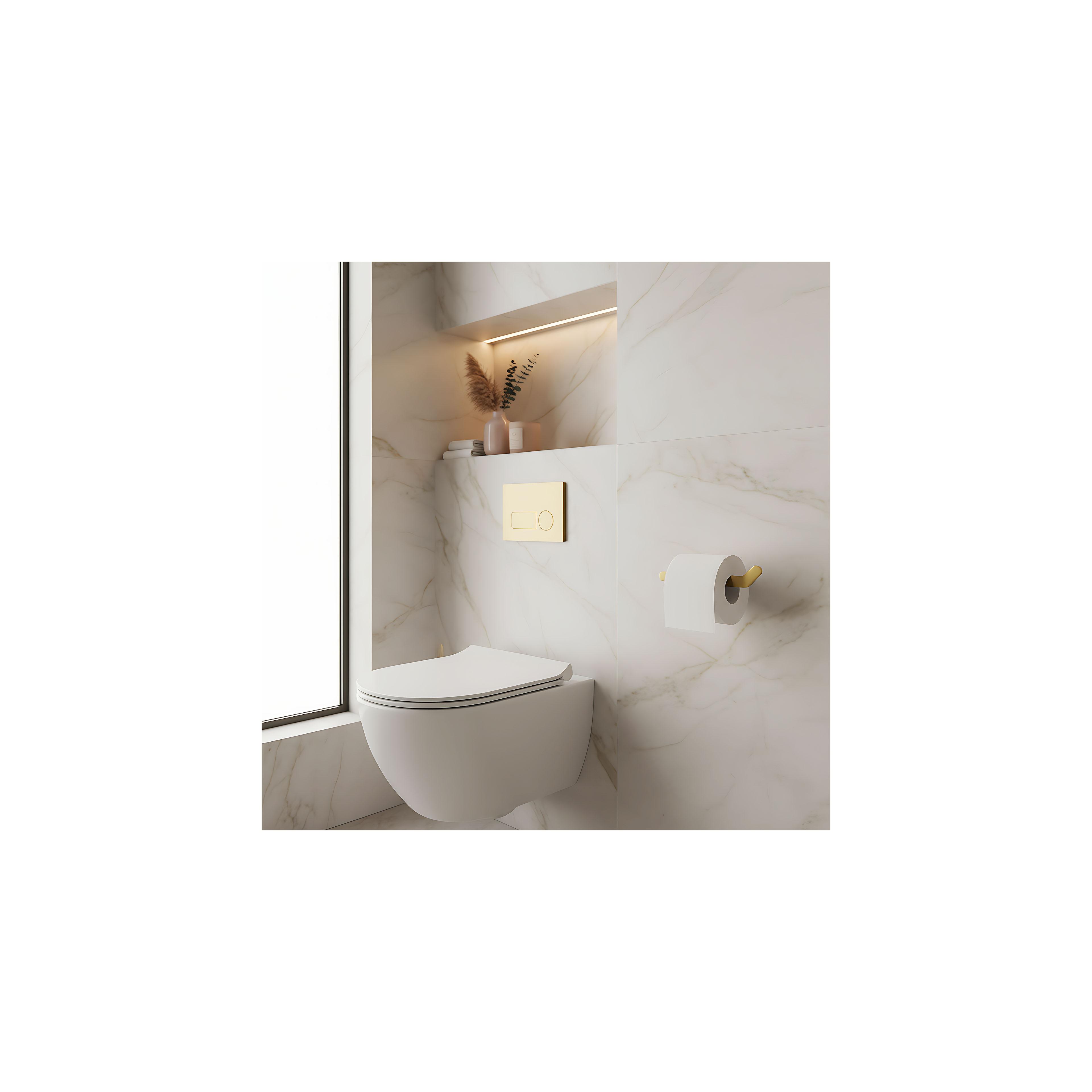 Porte papier-toilette 109 Til Brush Gold
